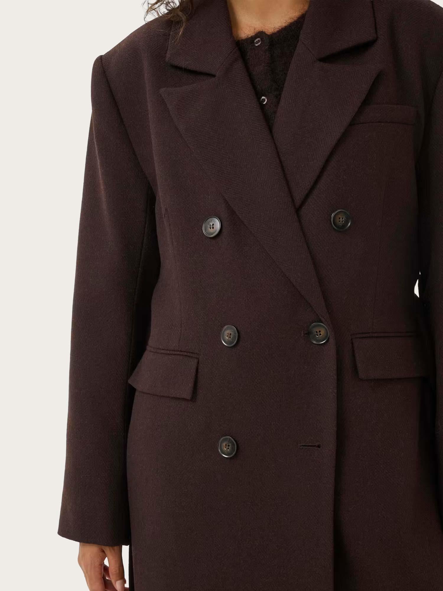 Venja Long Coat - Ganache