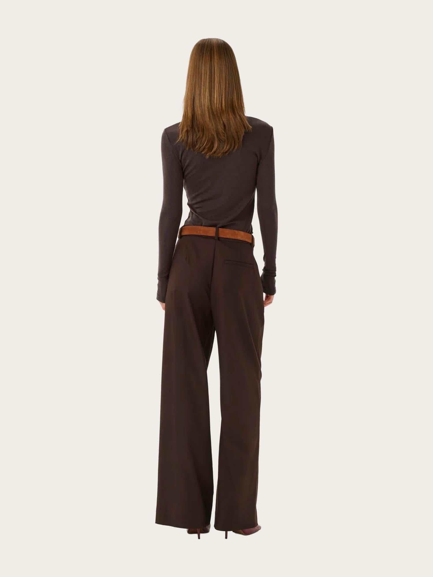 Ninia Wool Rollneck - Chocolate Torte