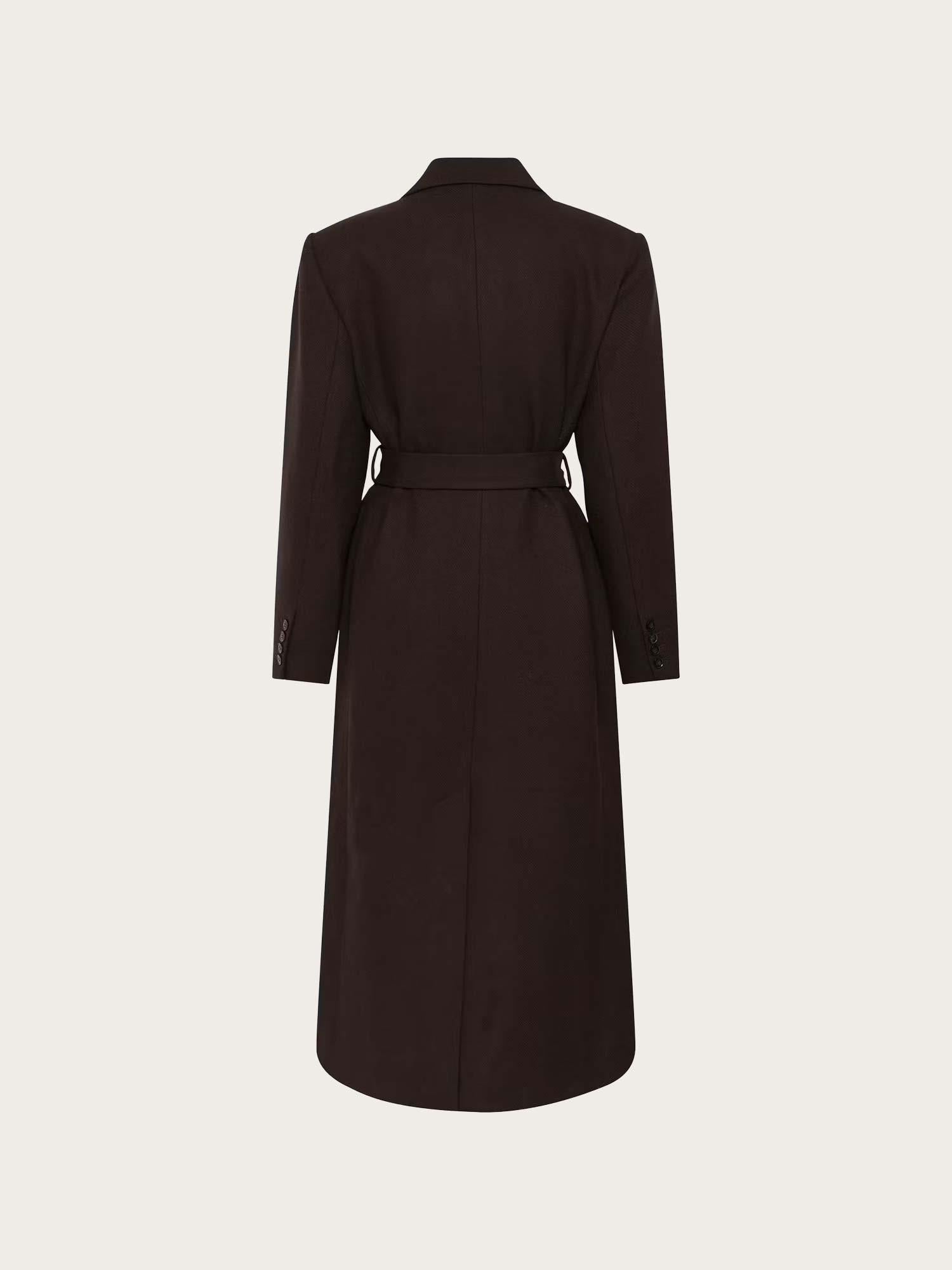 Venja Long Coat - Ganache