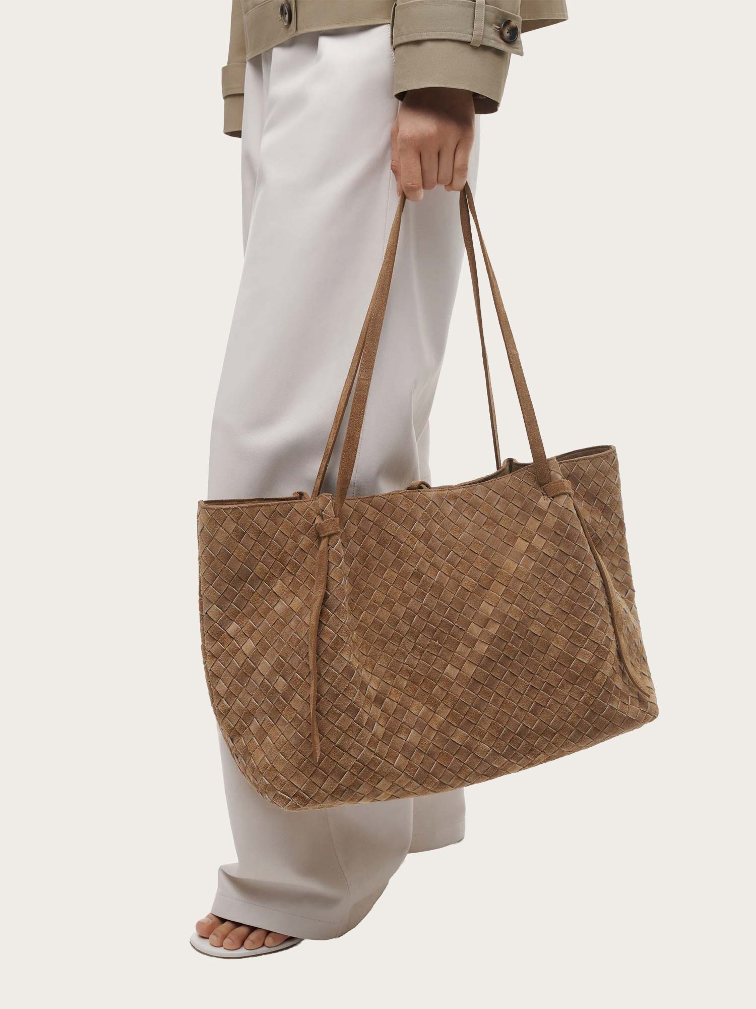 Liandra Woven Gritty Suede - Olive