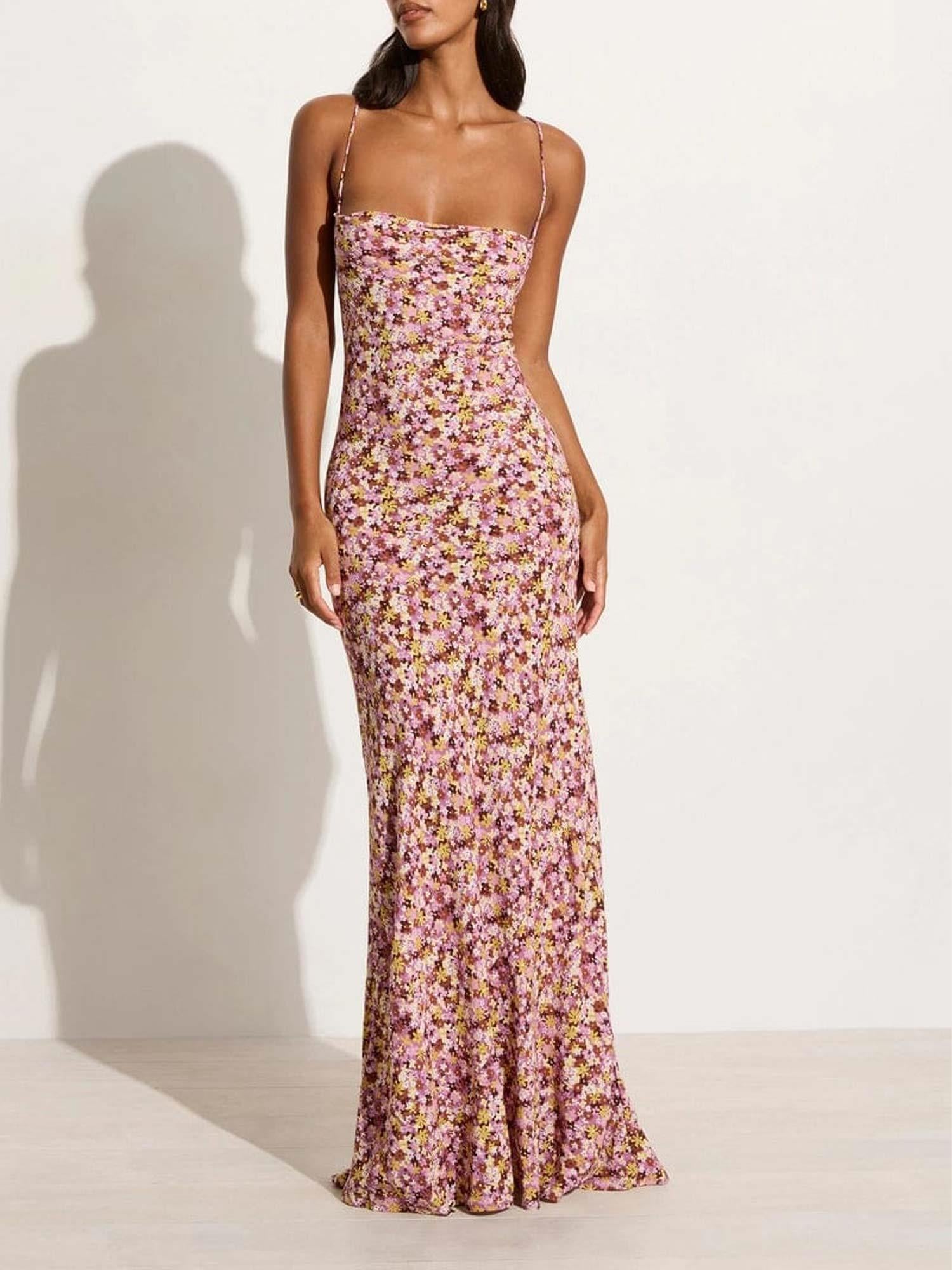 Lusia Maxi Dress - Cala Nika Floral