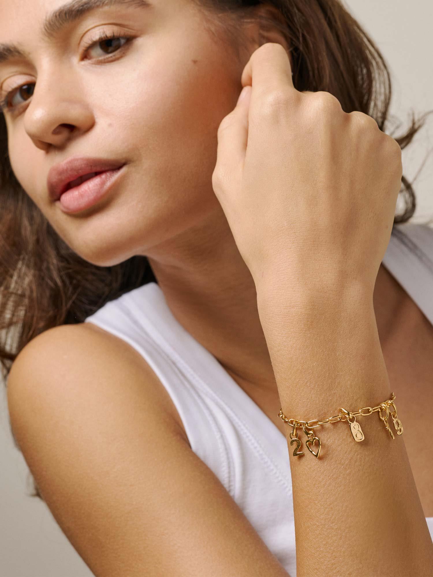 Bracelet Medium Charm - Gold