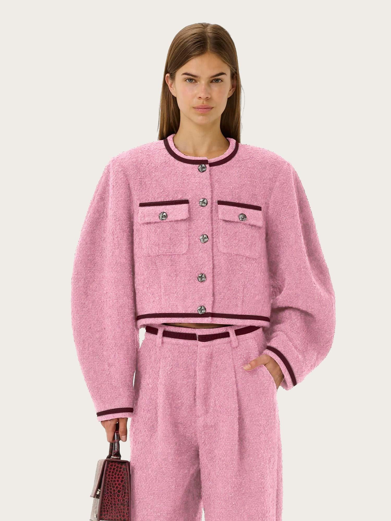 Sigrun Short Jacket - Lilac Chiffon