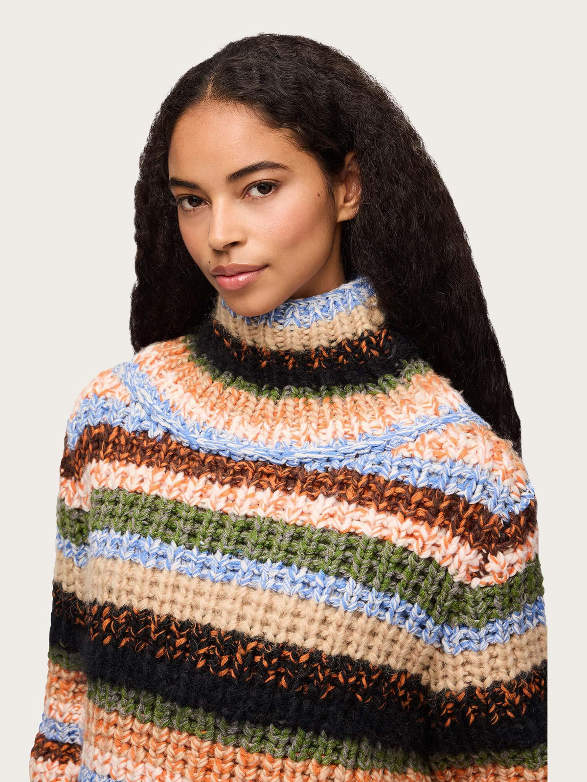 Chuncky Multistripe Sweater - Multicolor