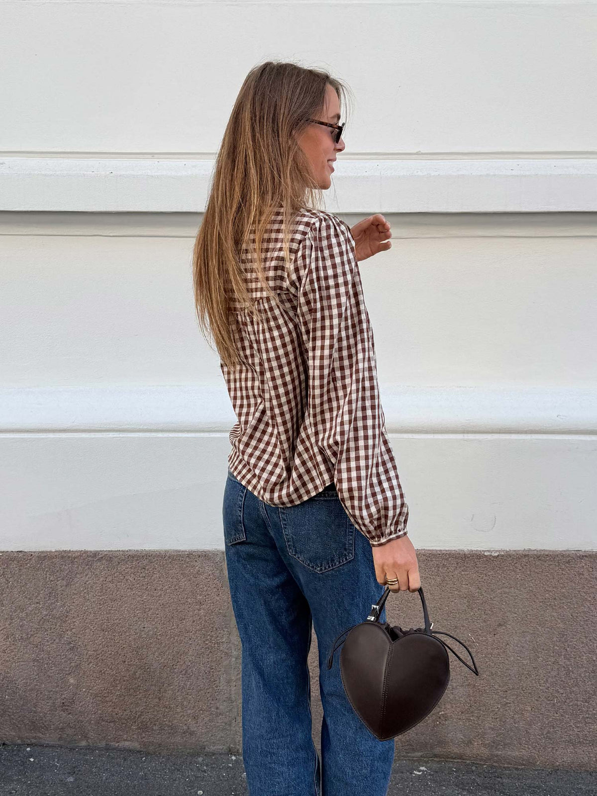 Bellier Blouse - Brown Check