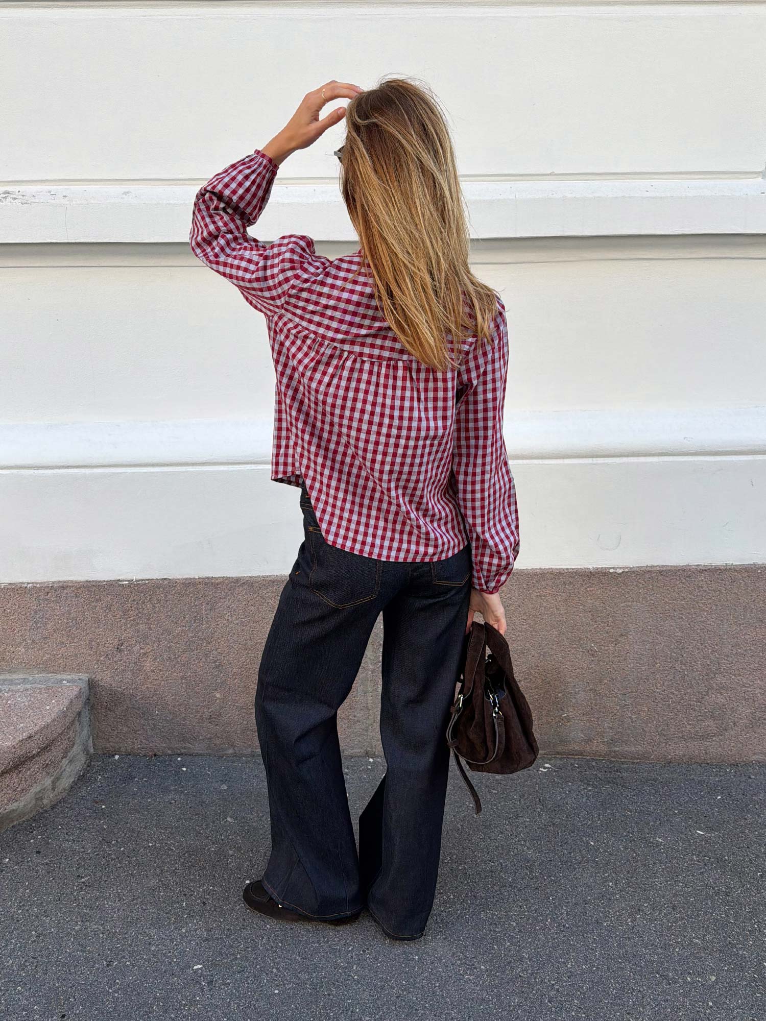 Bellier Blouse - Red Check
