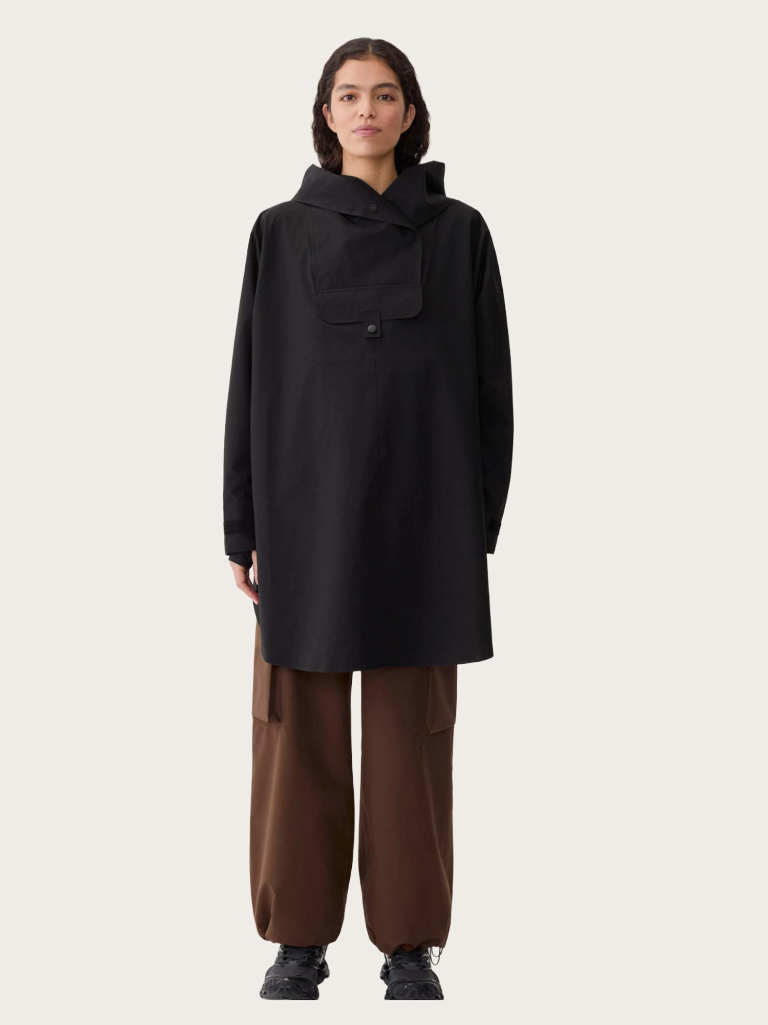 Bergen Poncho - Black