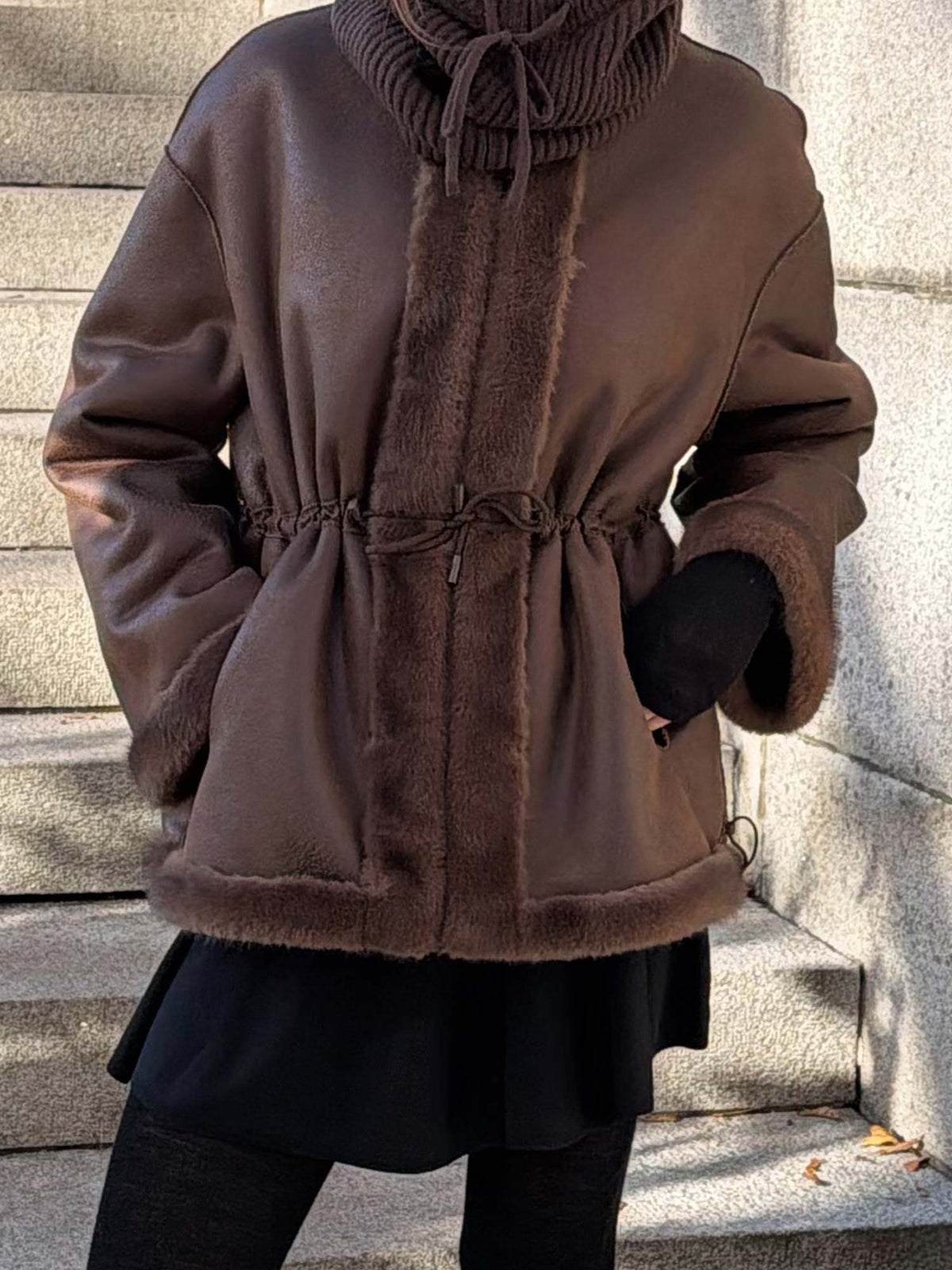 Frankie Faux Mink - Choco