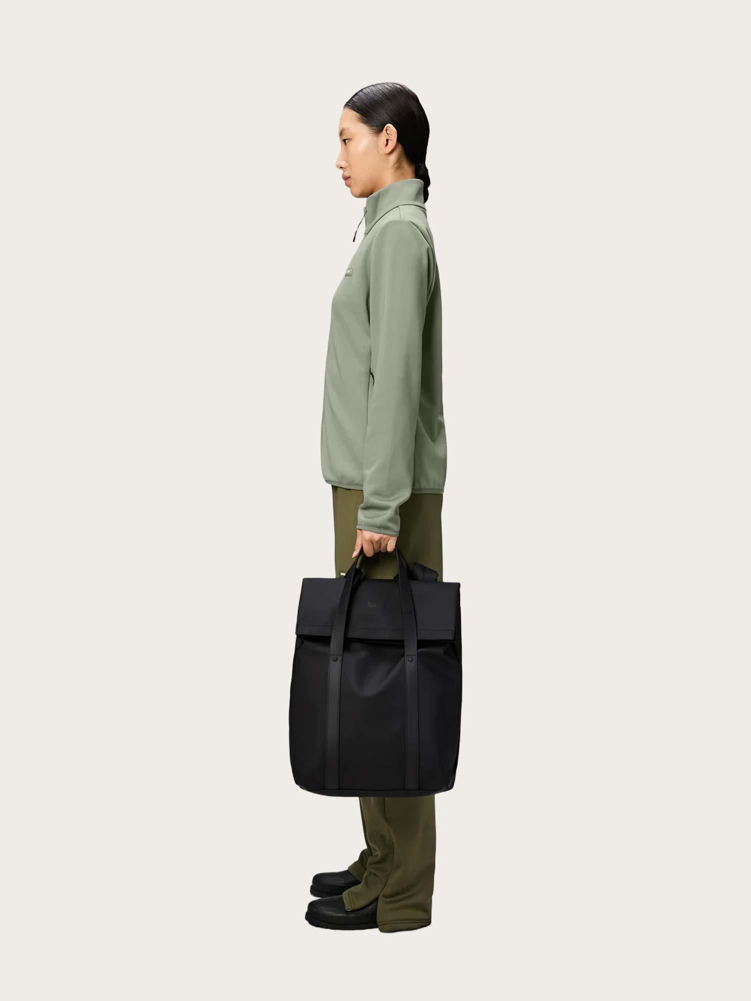 2 Way Tote Backpack W3 - Black