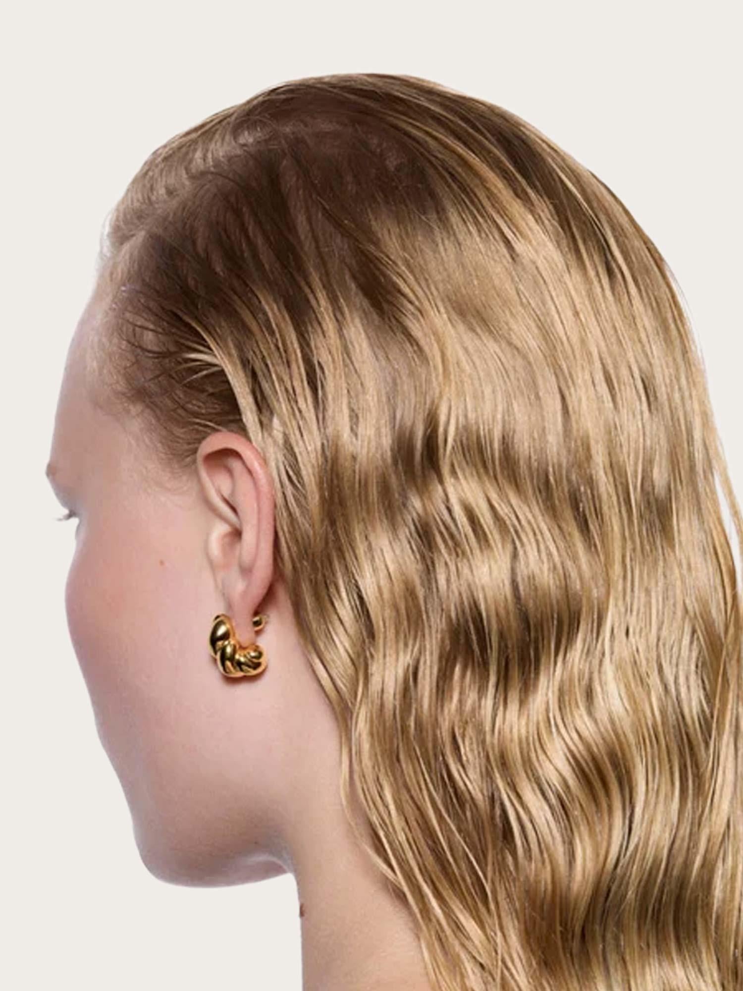 Robe Earring Large - Gold