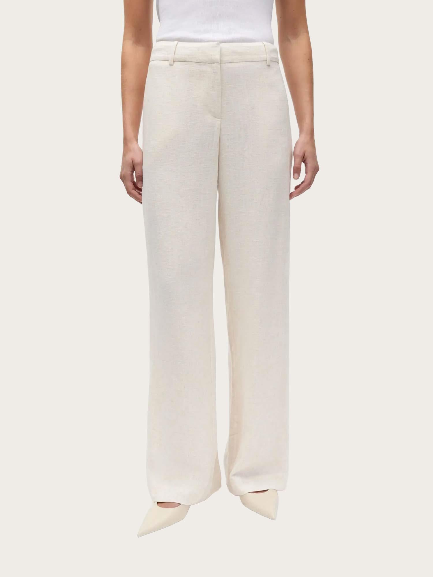 Enatenna Pants - Light Sand Melange