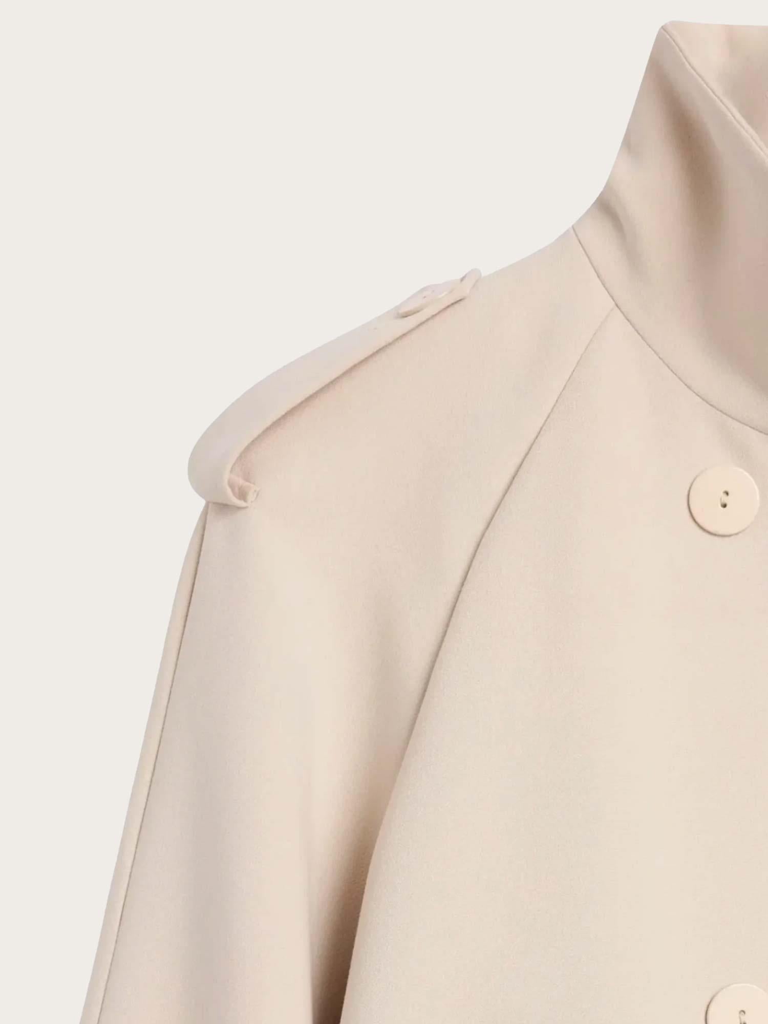 Avenue Trenchcoat - Ivory White