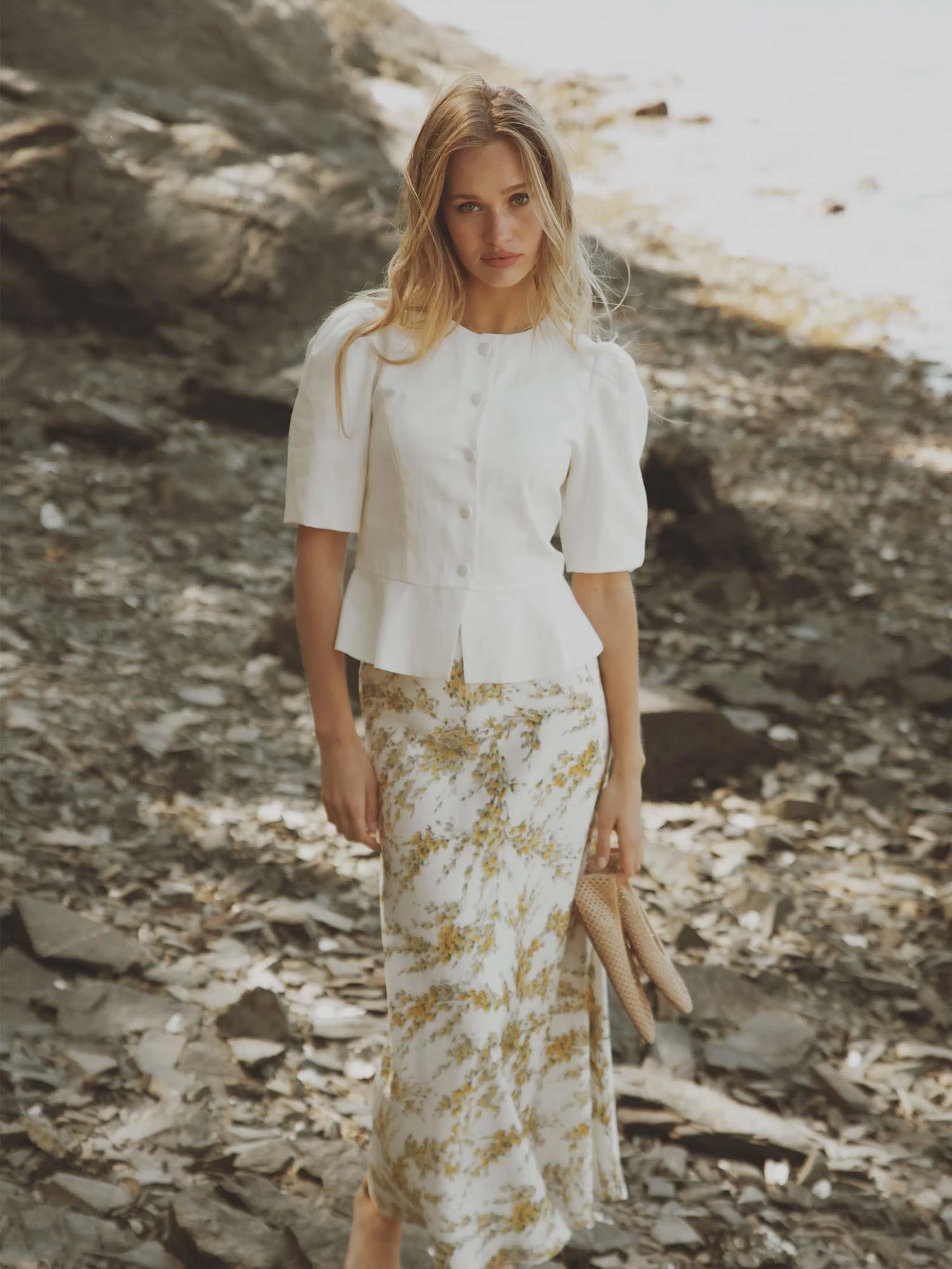 Sabina Blouse - Cream