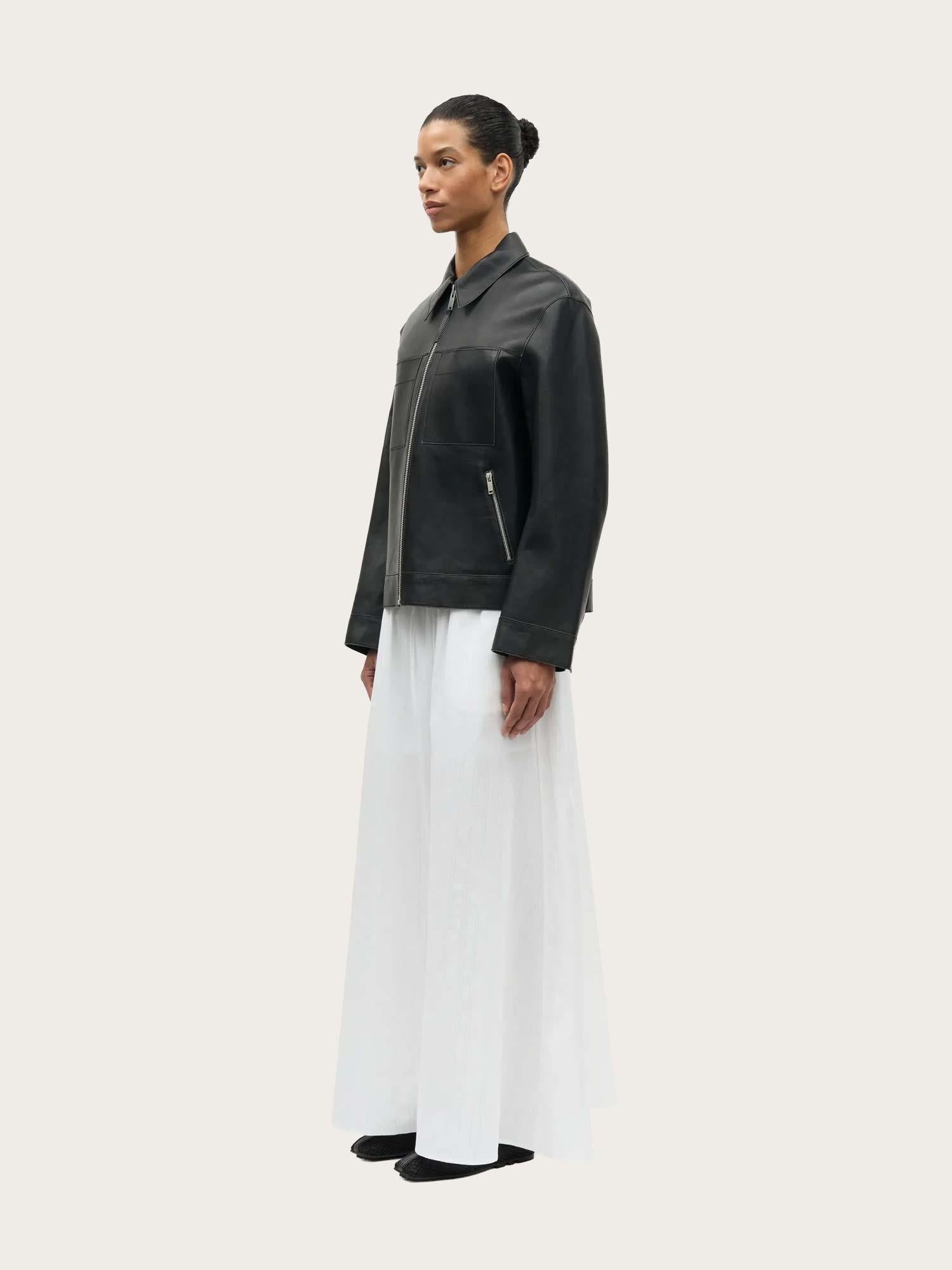 Satina Maxi Skirt - White