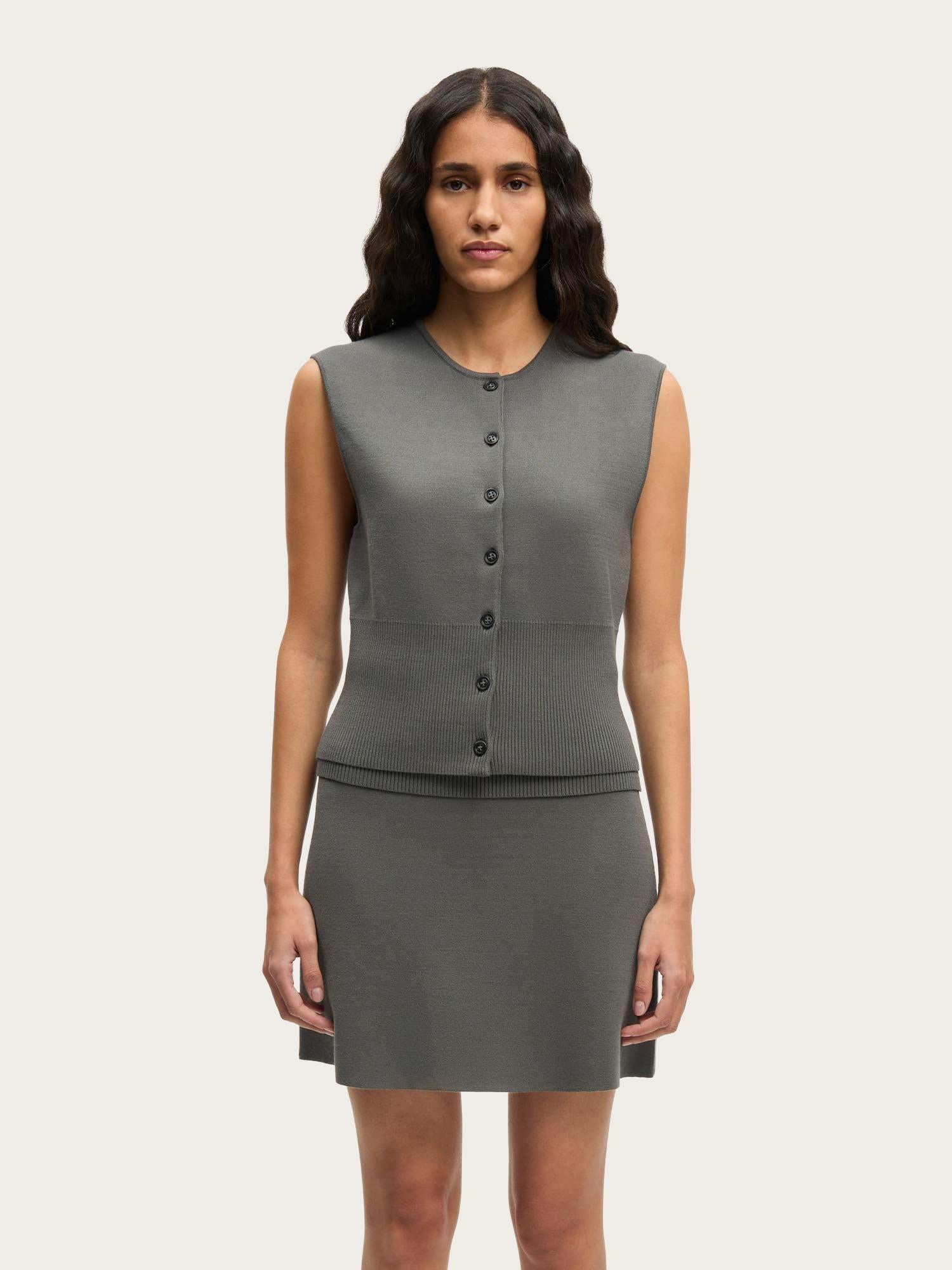 Saanne Skirt - Gunmetal