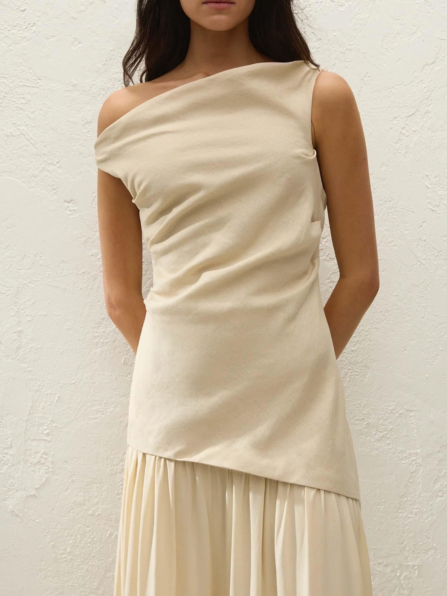 Roma Maxi Dress - Panna