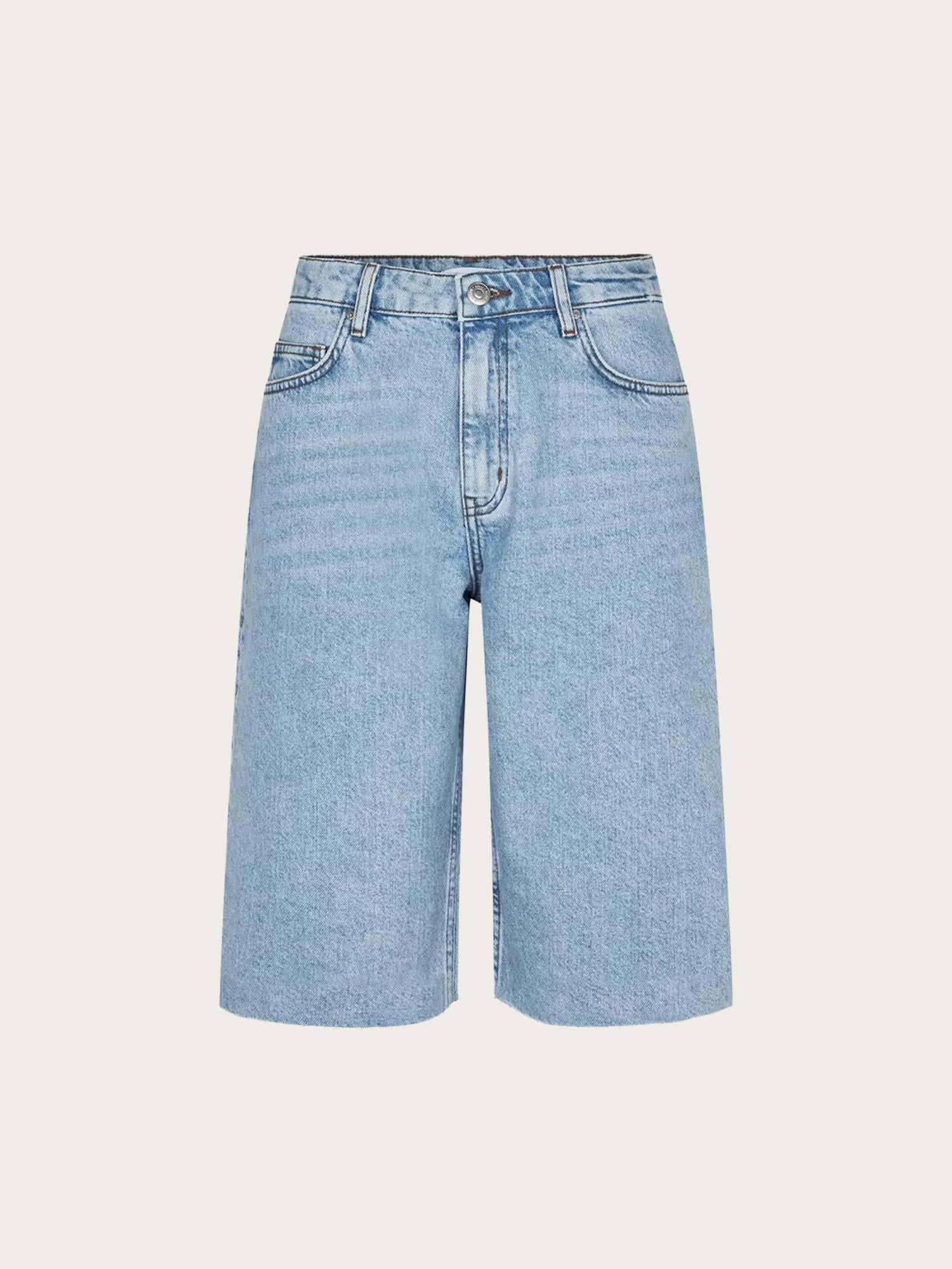 Enbree Straight Shorts - Mid Light Blue