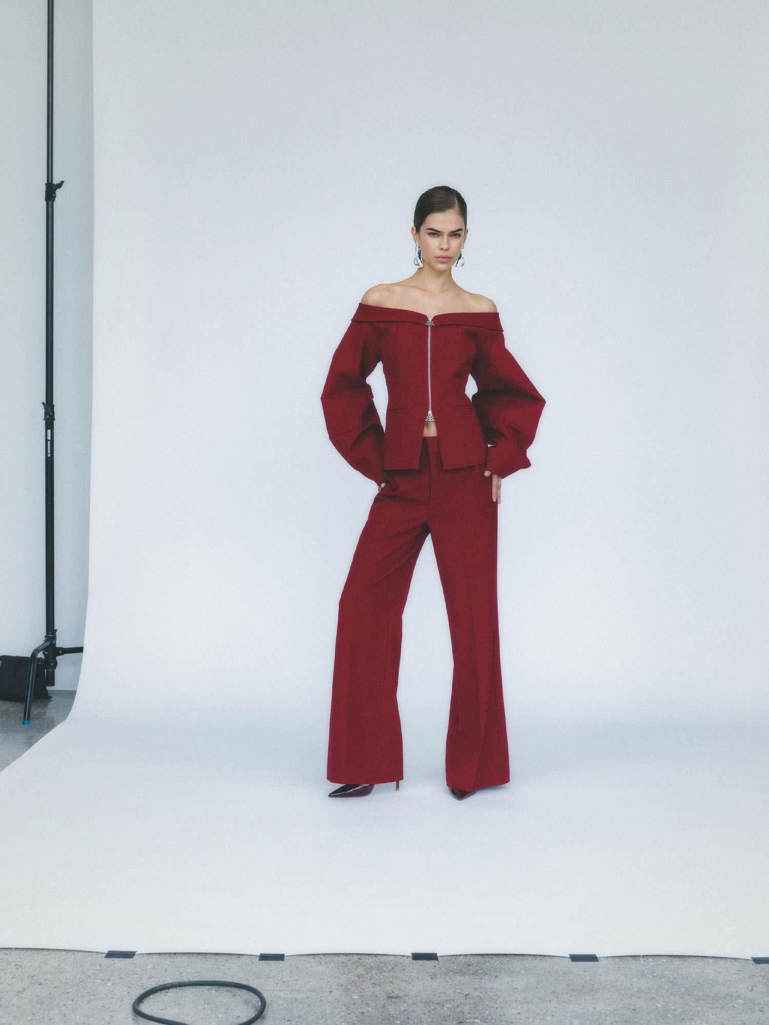 Barbie X Gestuz Babara HW Pants - Ripasso