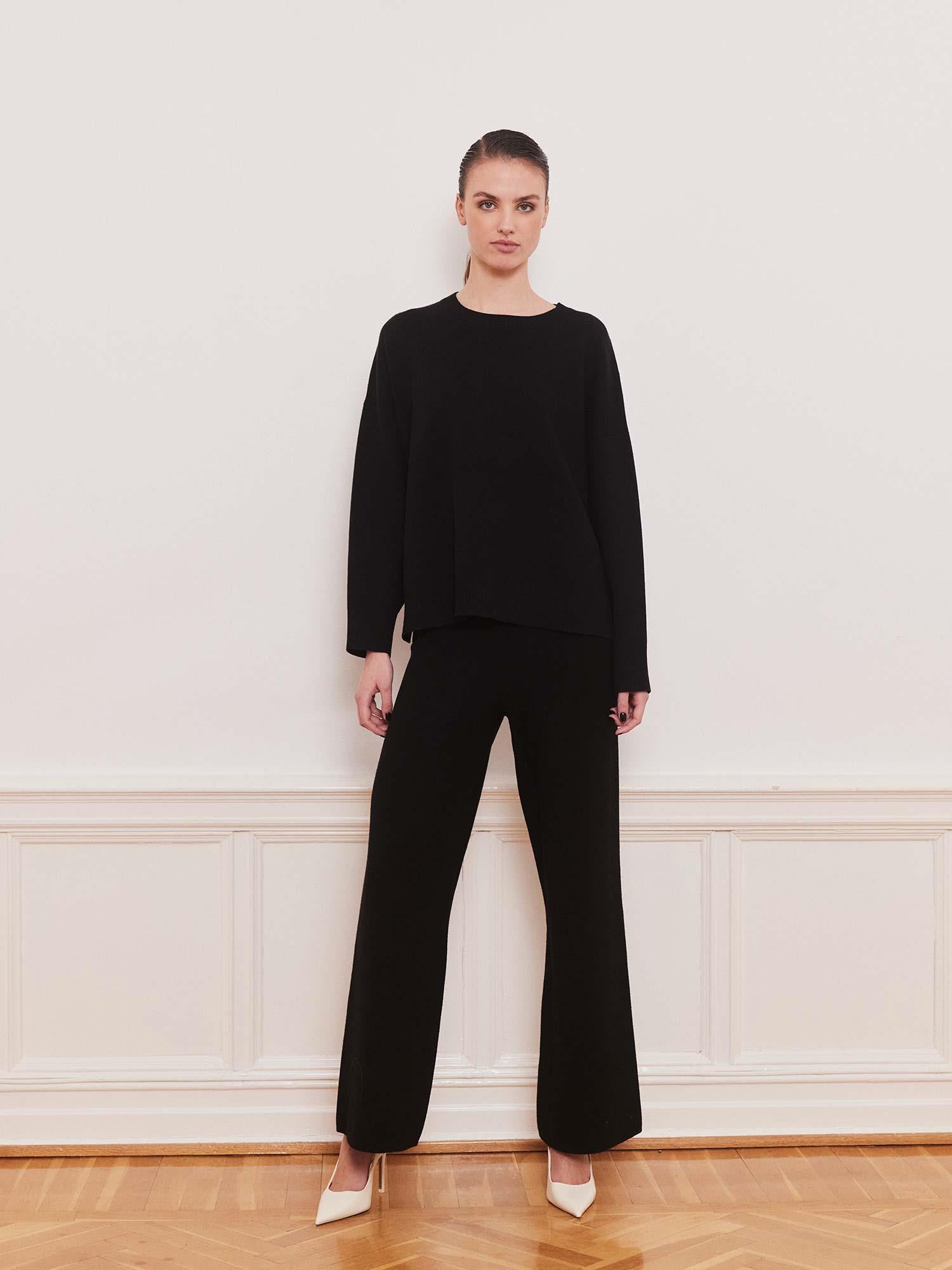 Serge Roundneck Sweater - Black
