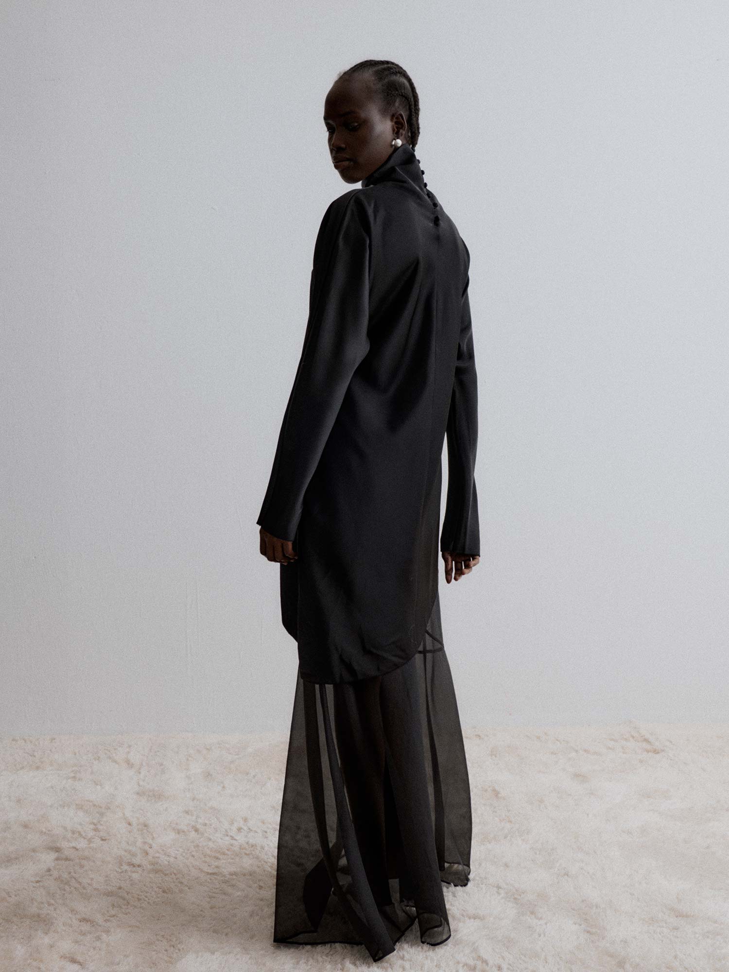 Cedar Flared Skirt - Black