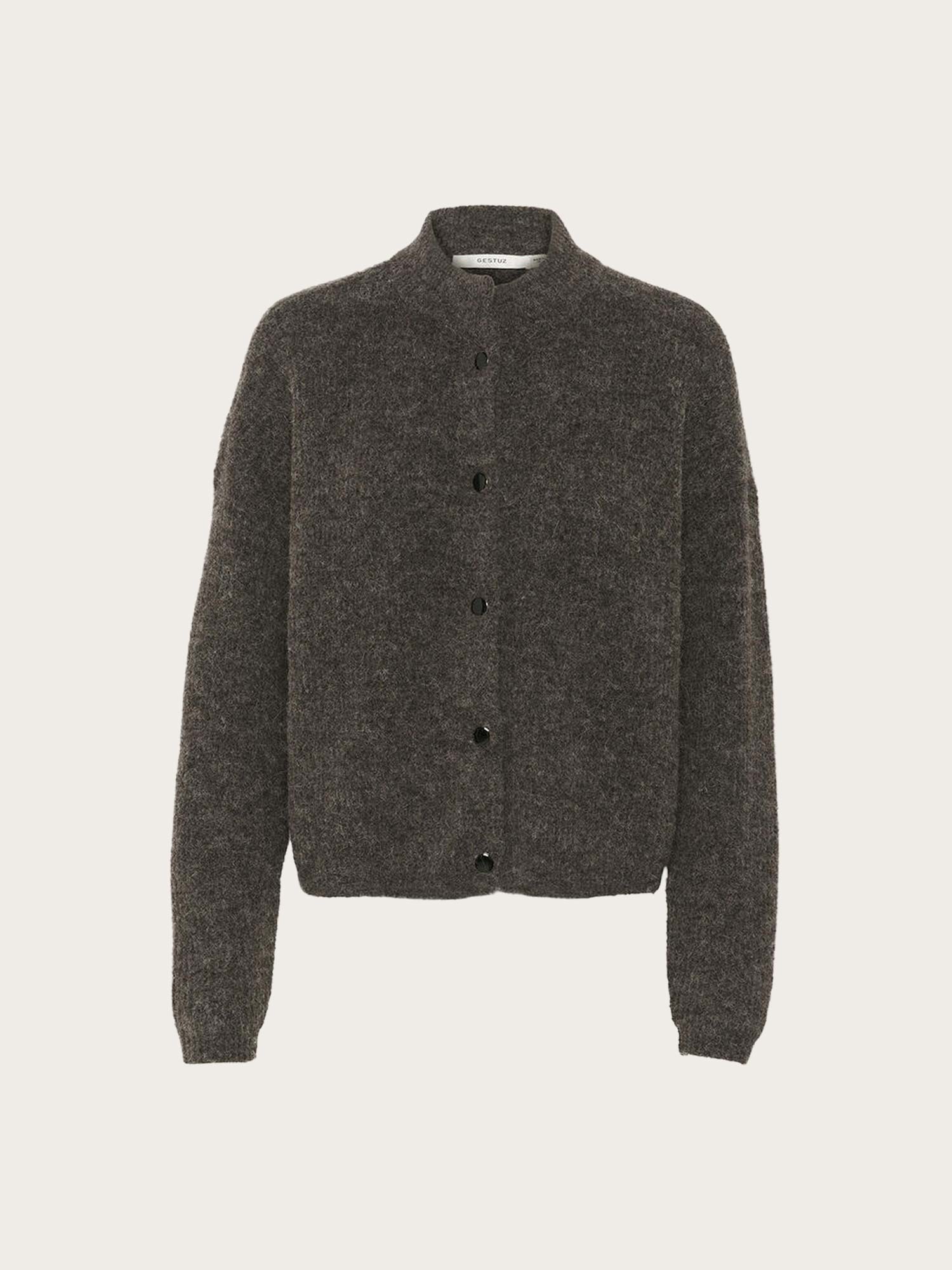 Alpha Short Cardigan - Chestnut Melange