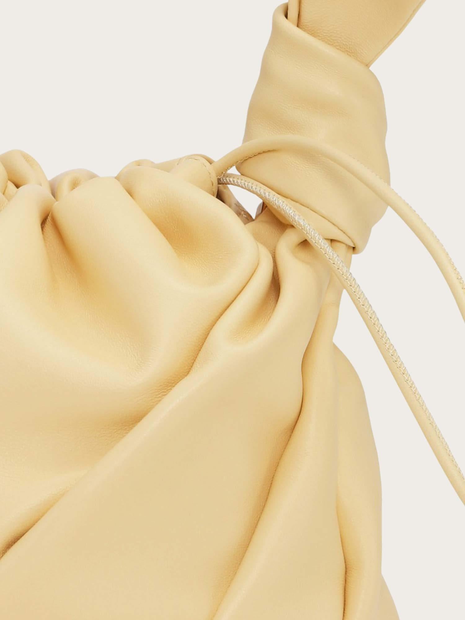 Leather Bon Bon Bag - Italian Straw