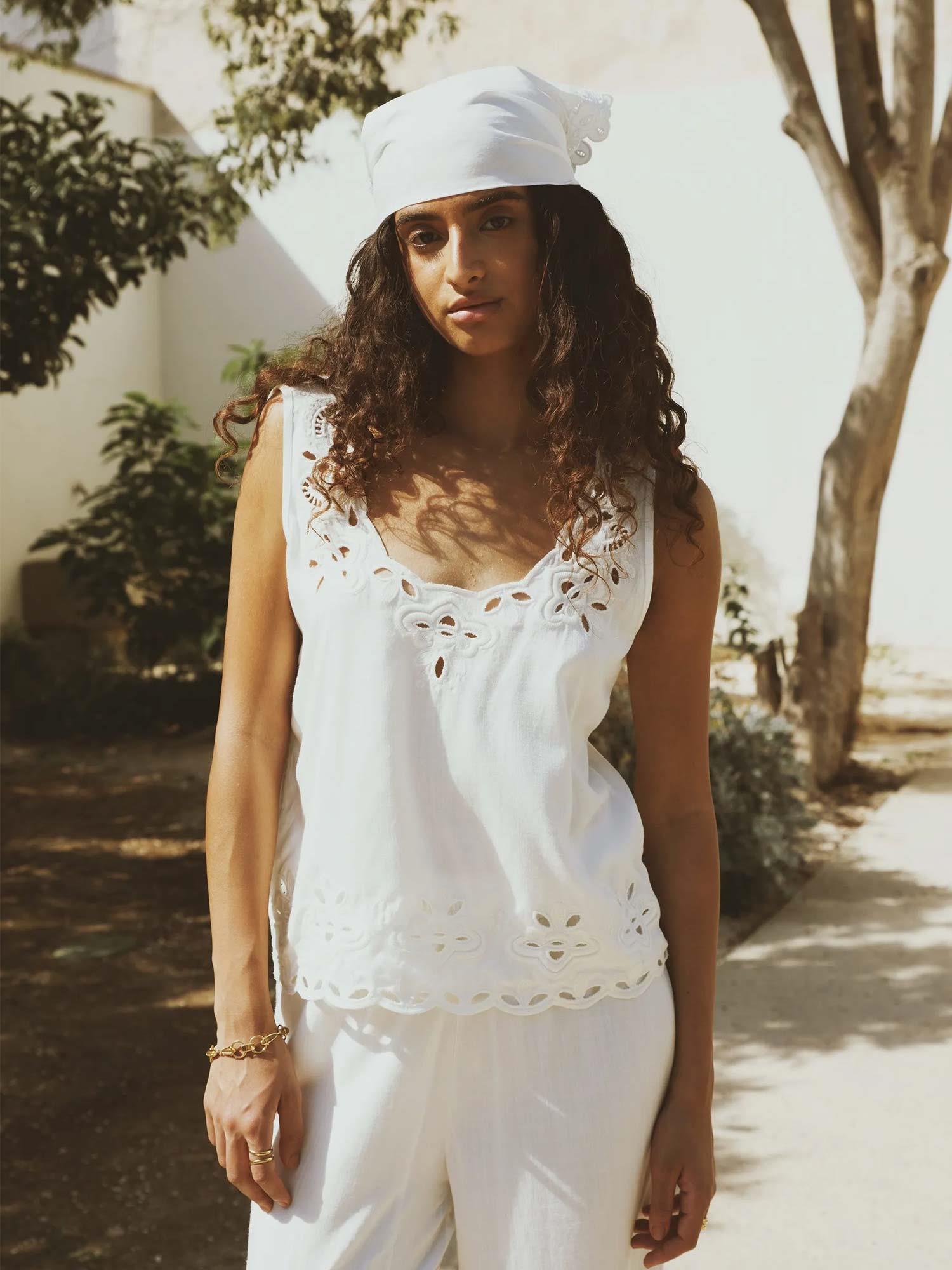 Evie Top - White