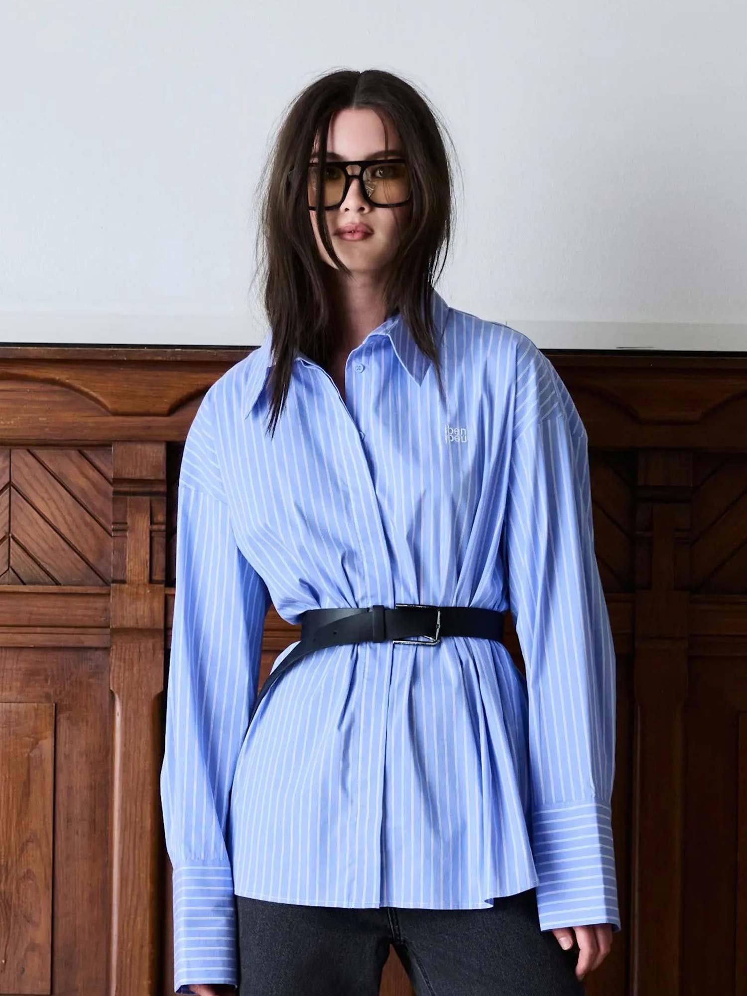Aeris Shirt - Blue Stripe