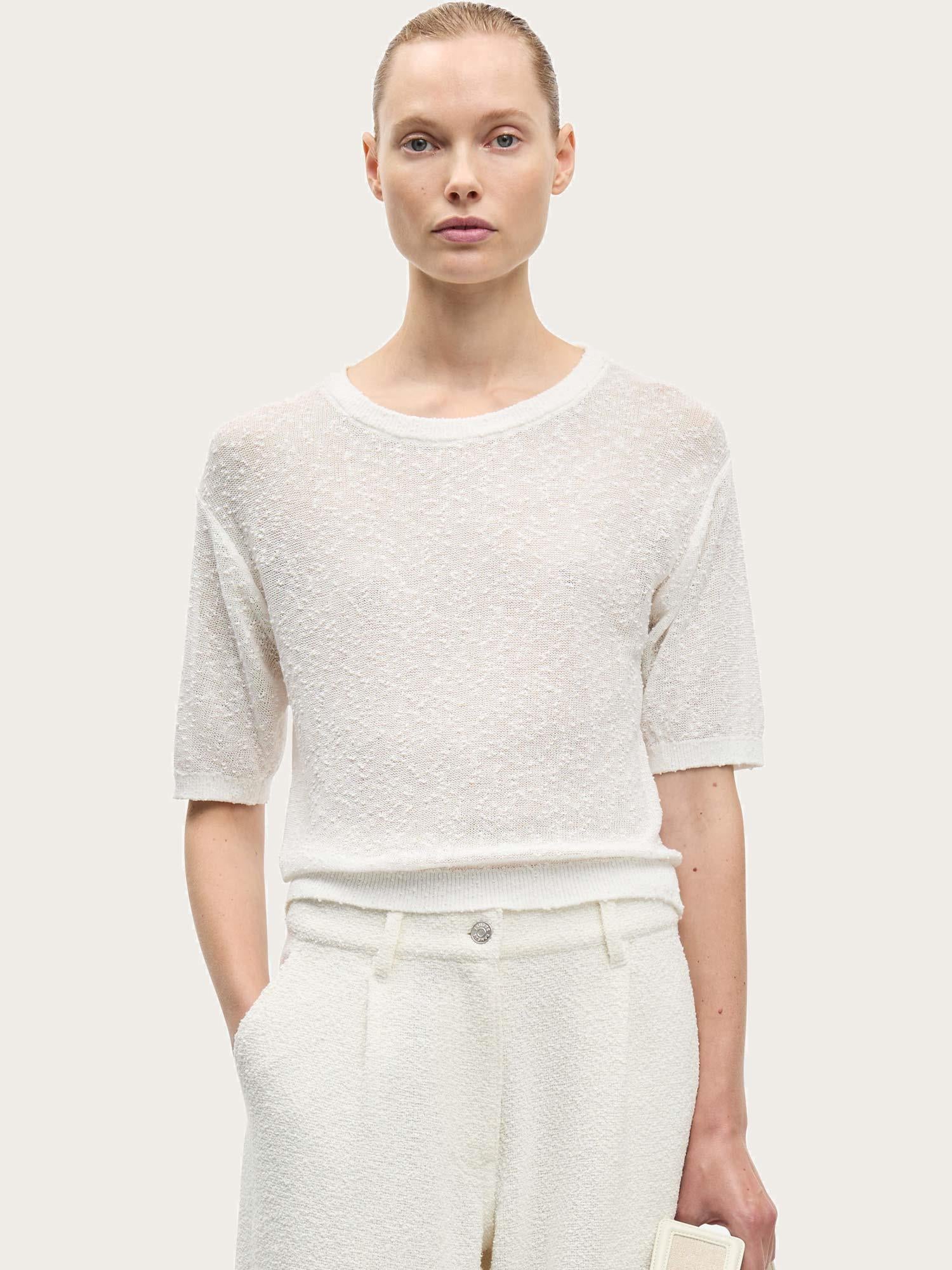 Sasimone T-Shirt - Egret