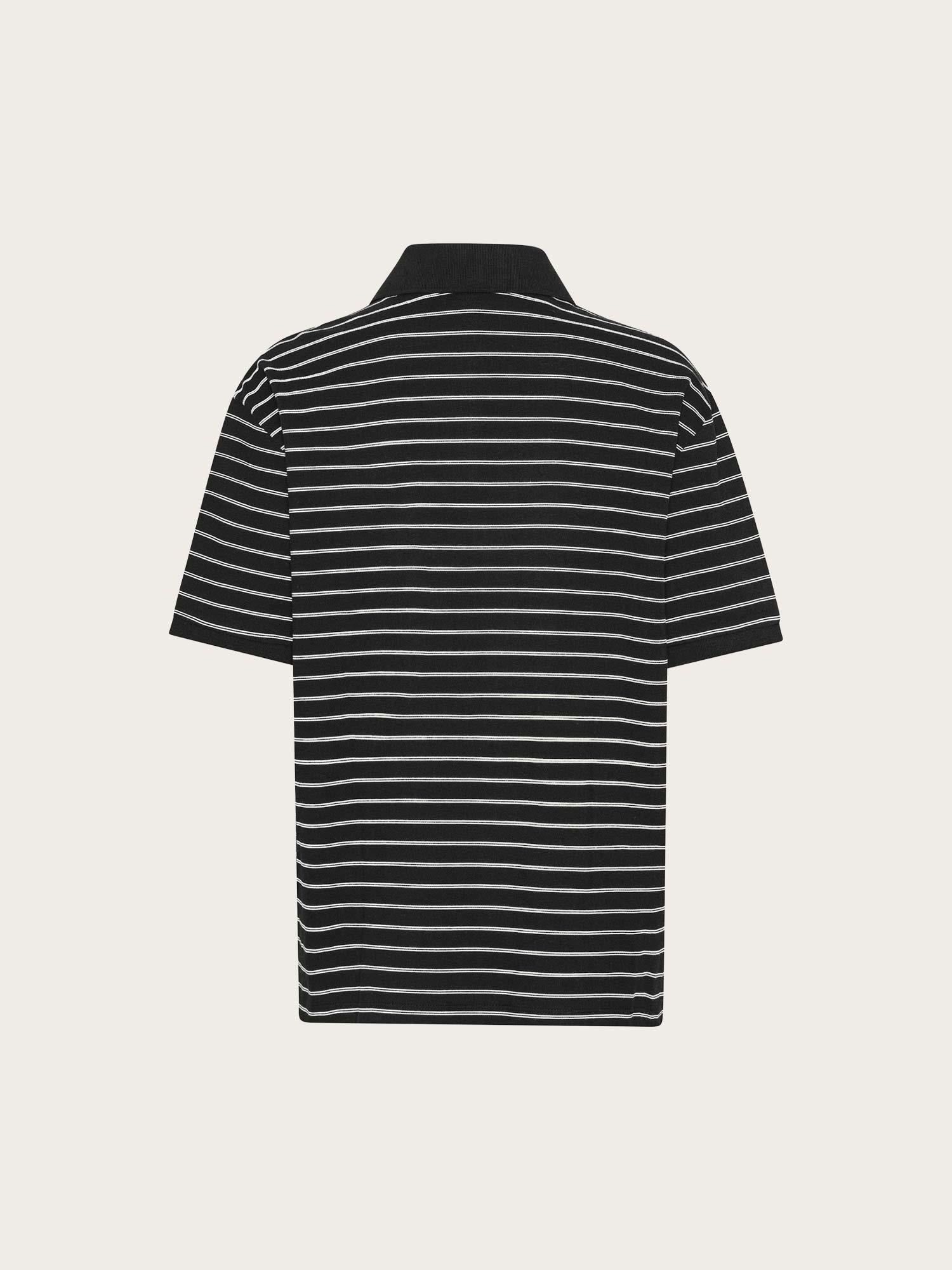 Pique Shortsleeve Polo - Black Comb