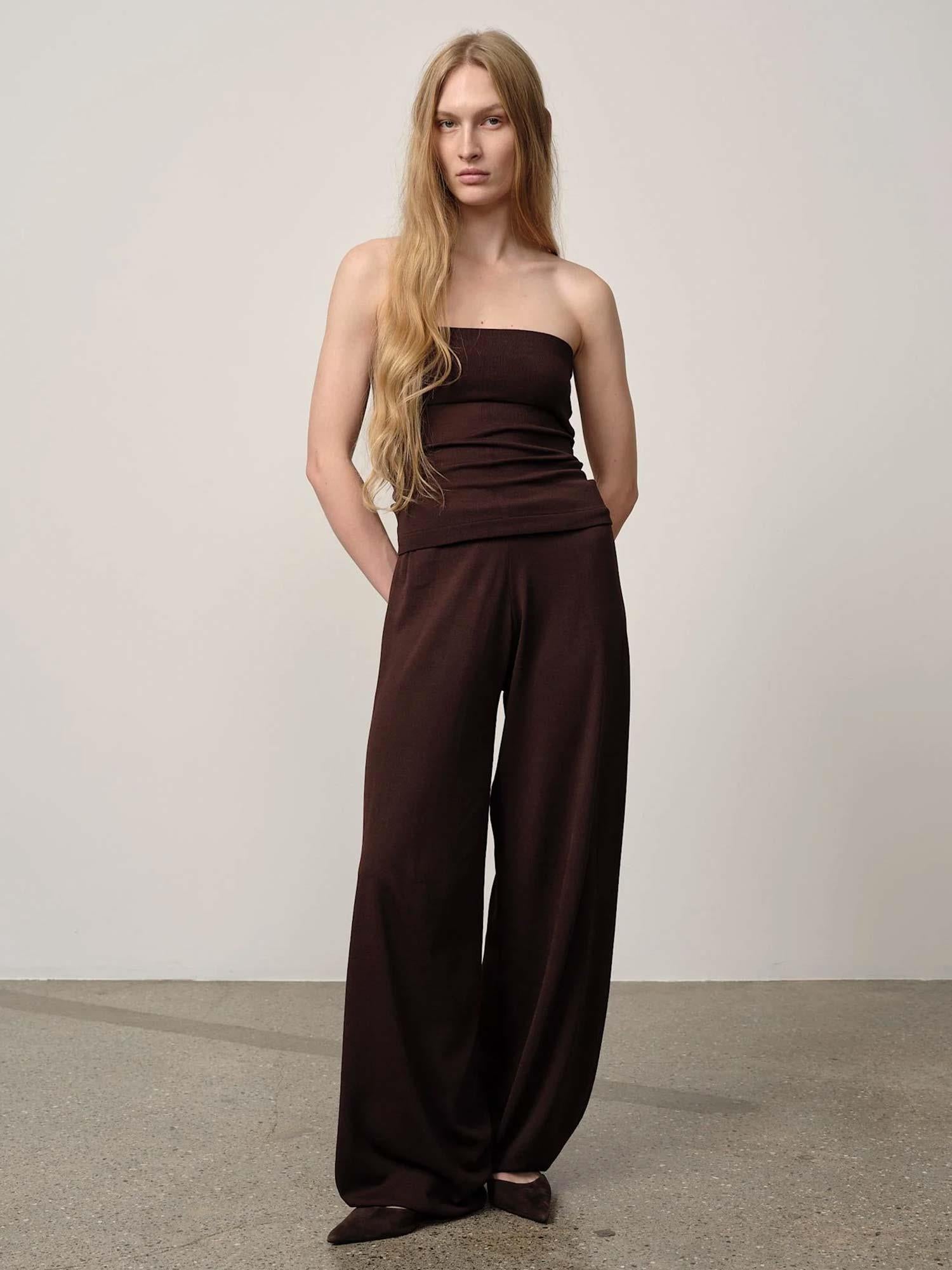Clark Knit Pants - Coffee