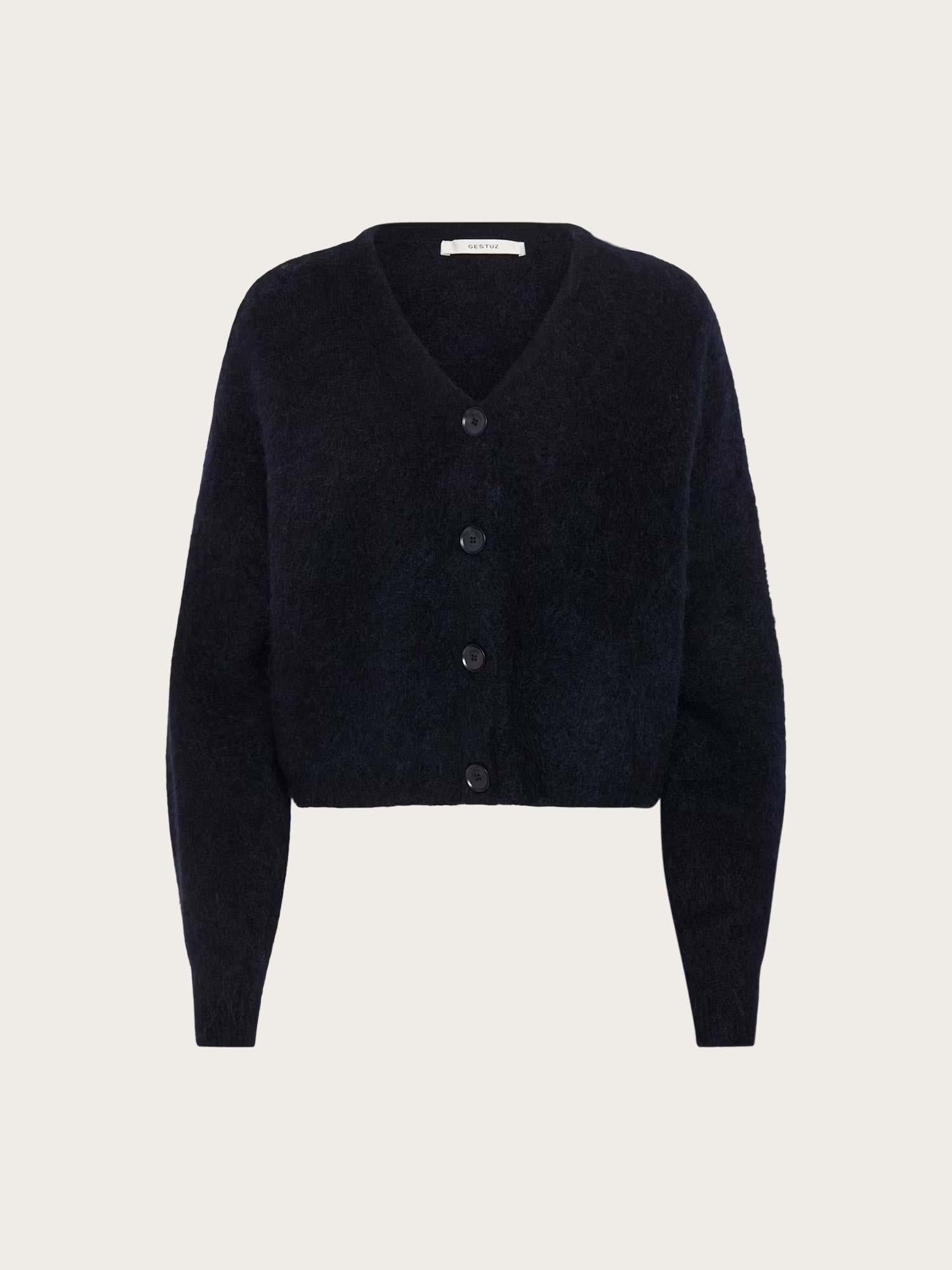 Debbie V Gardigan - Navy Melange