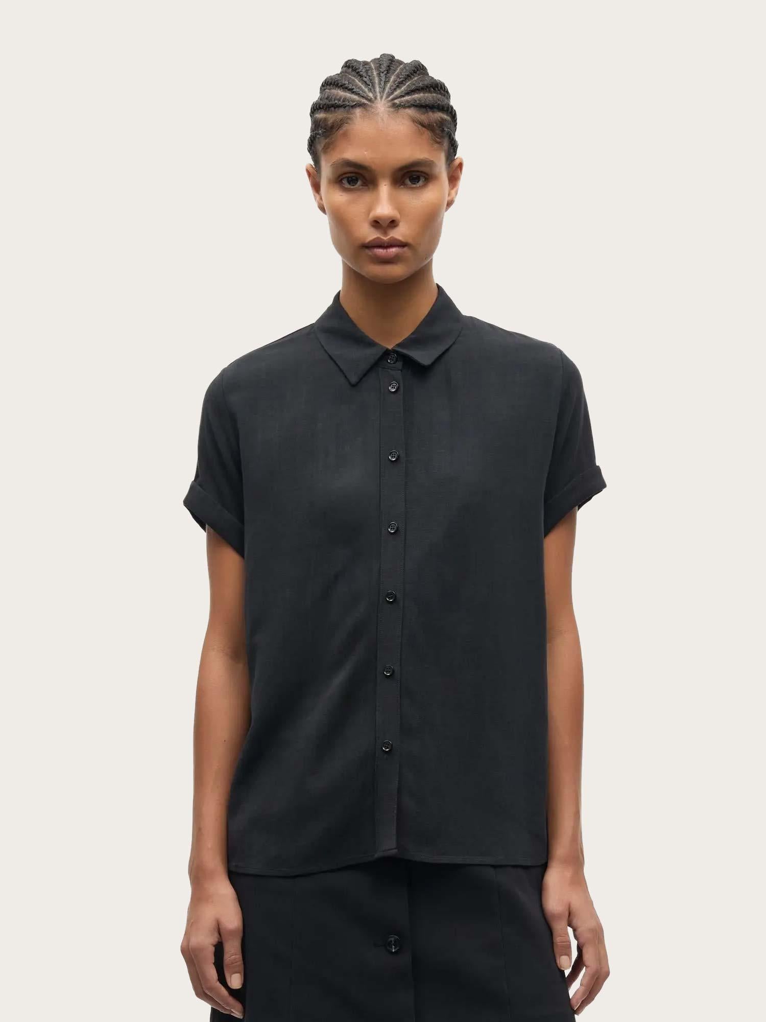 Samajana ss Shirt - Black