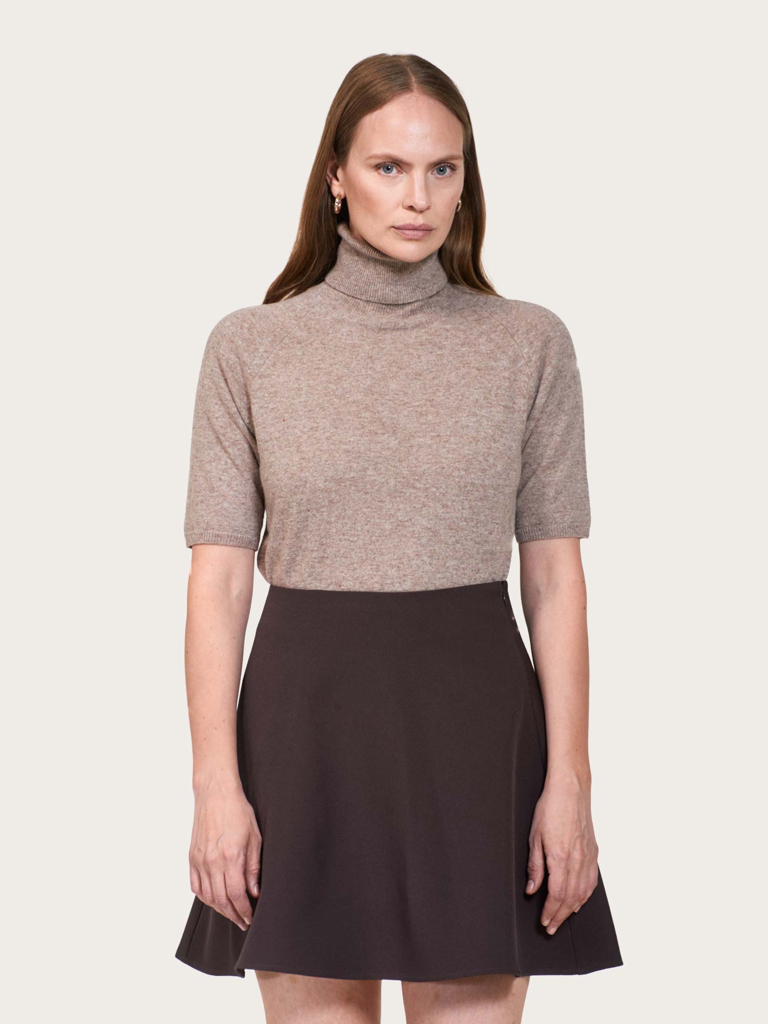 Davies Sweater - Brown Melange
