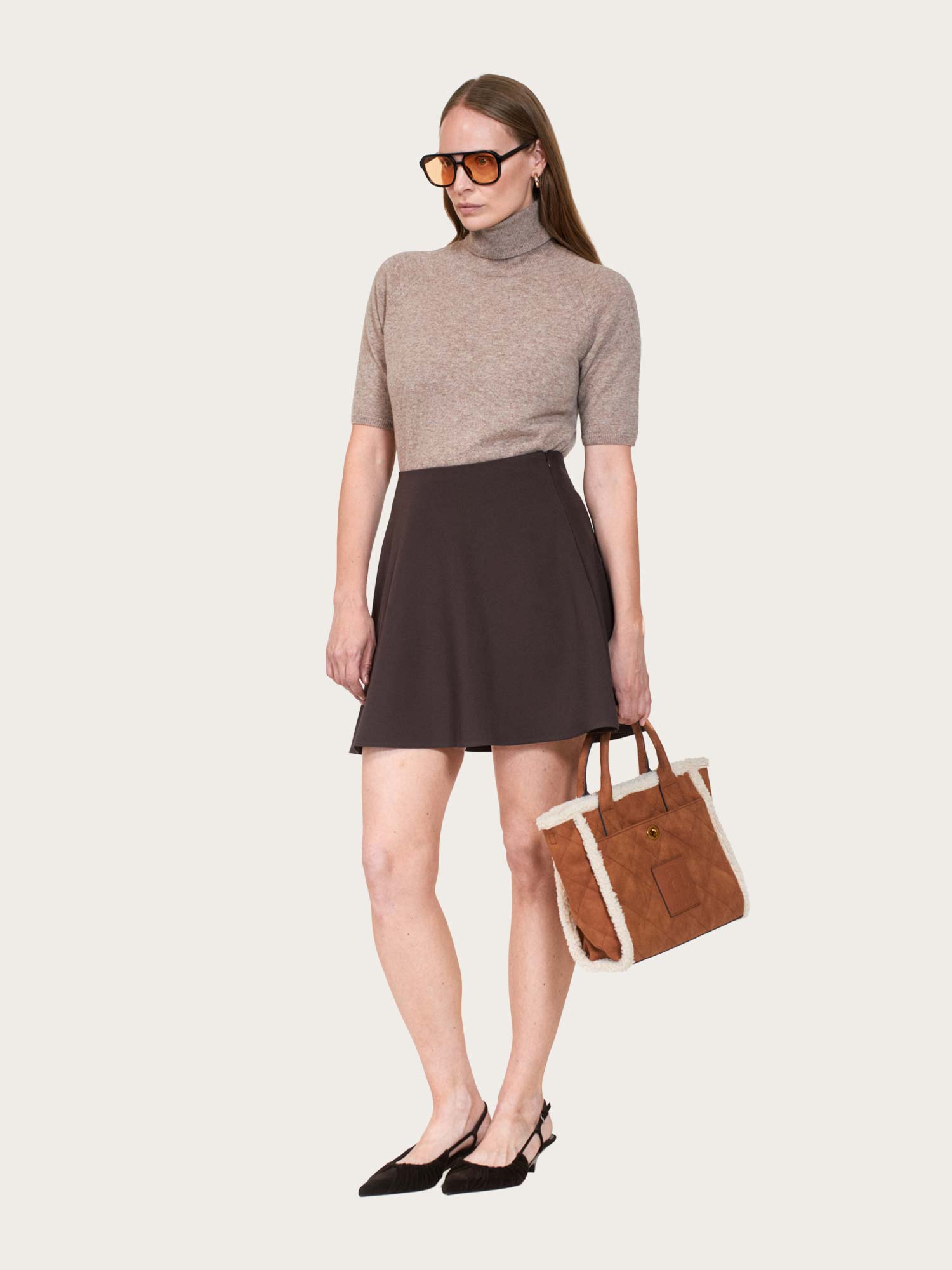 Davies Sweater - Brown Melange