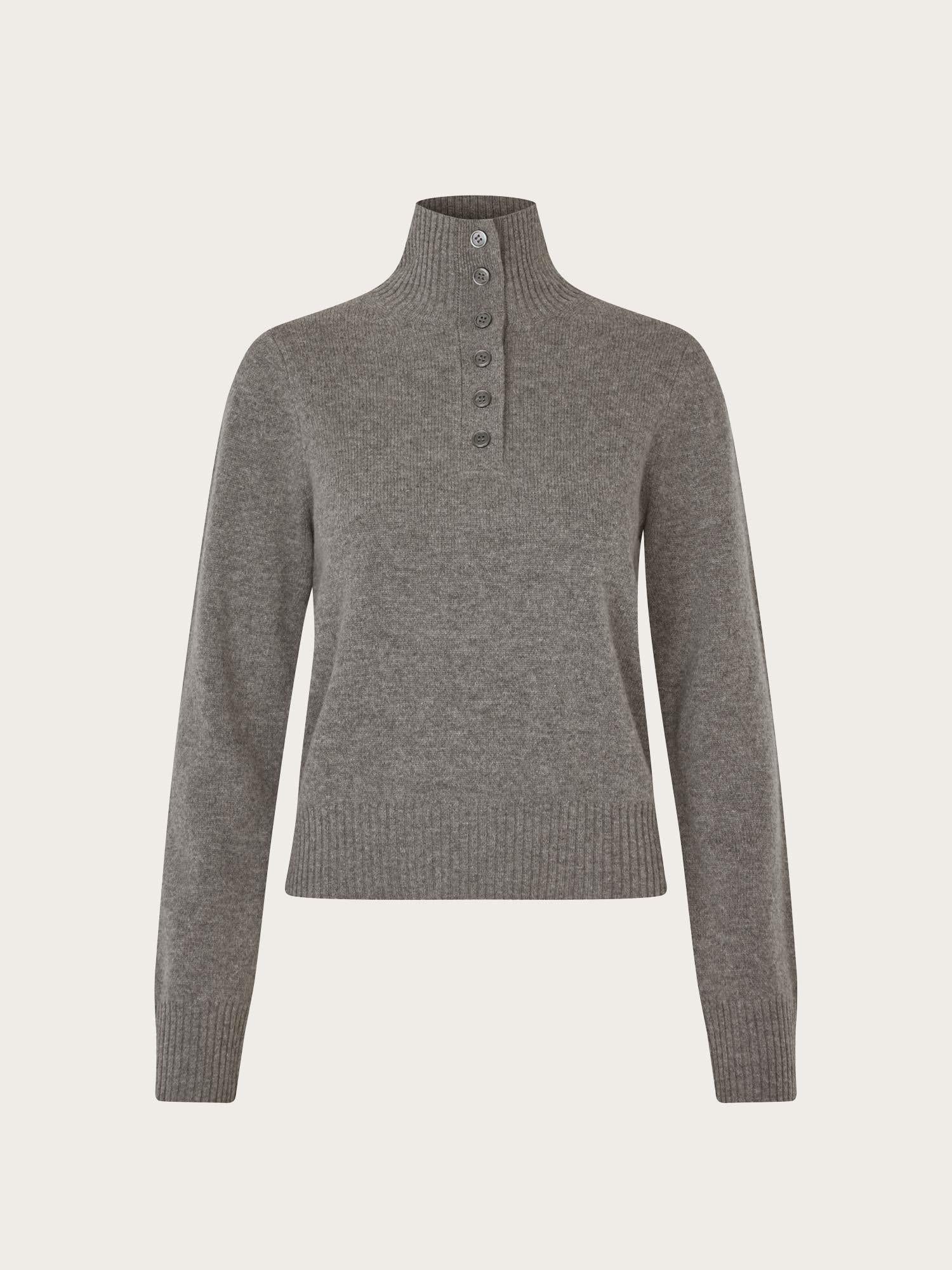Saelif Turtleneck - Dark Grey Melange