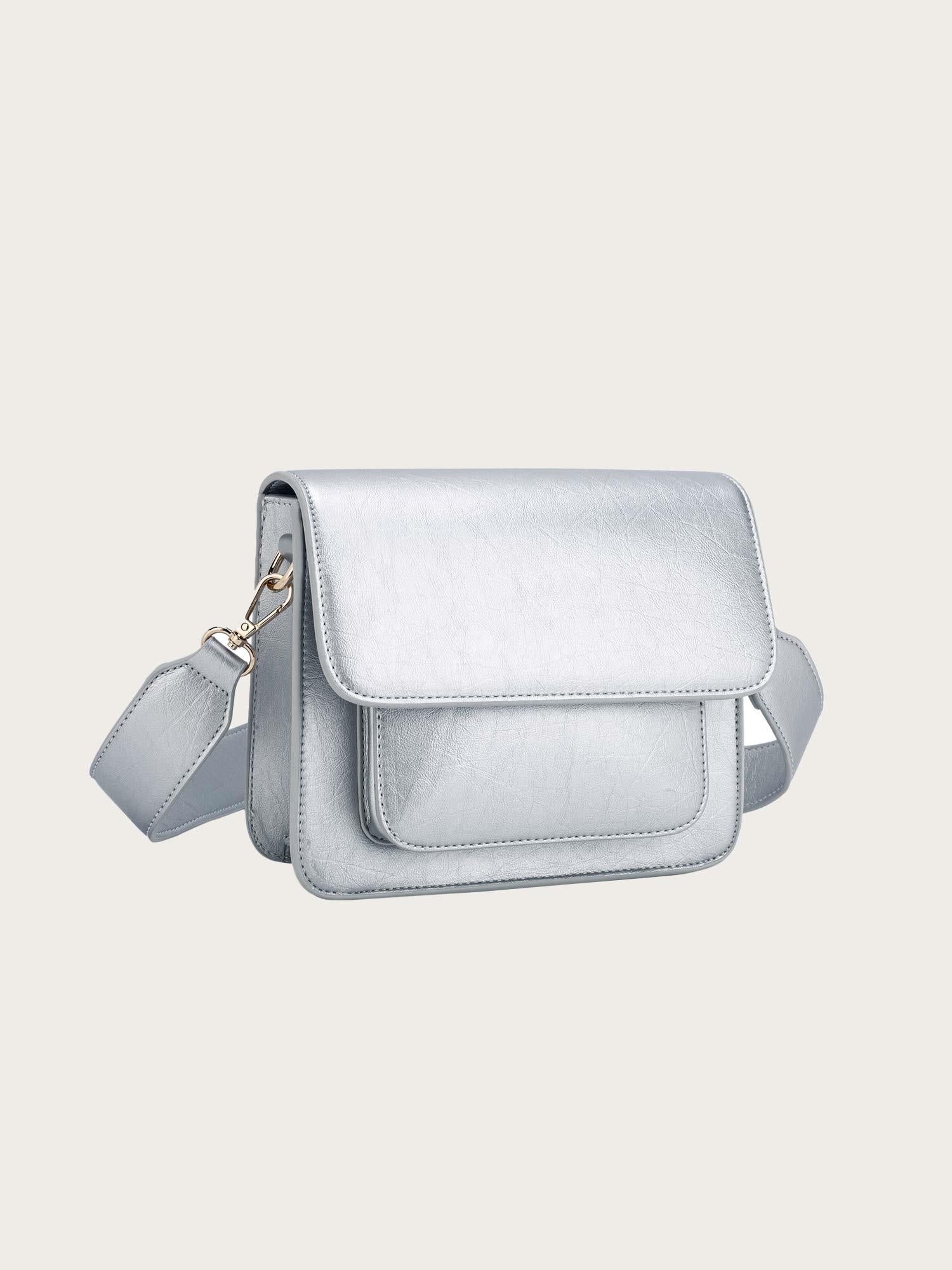 Cayman Pocket Shiny Structure - Silver Cloud