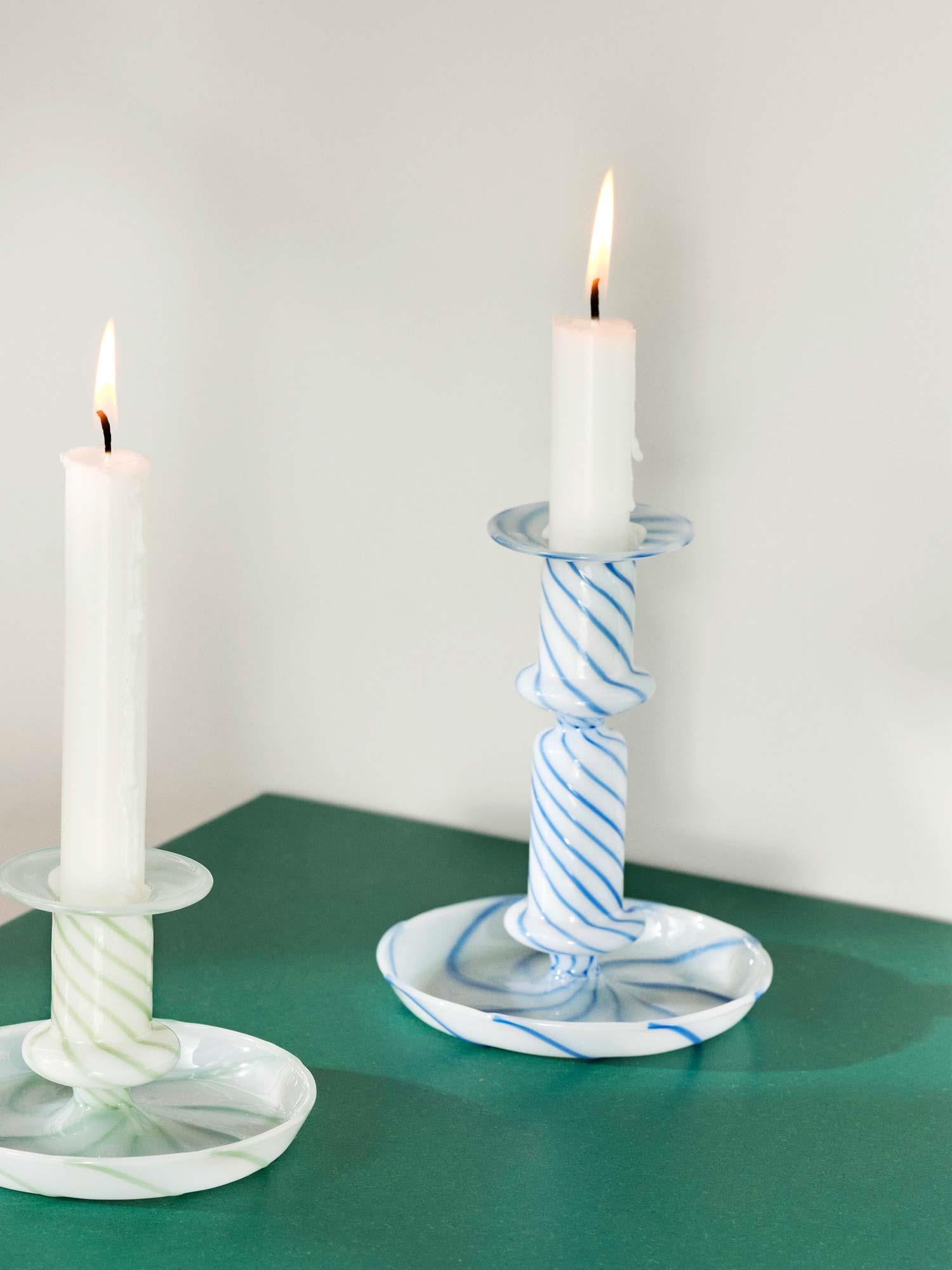 Flare Stripe Medium - Milk/Blue