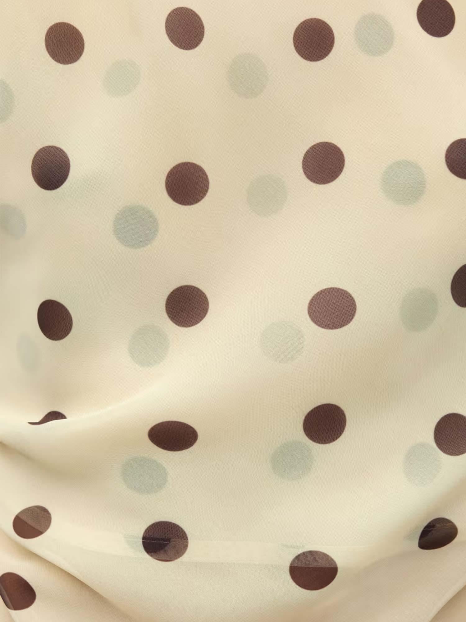 Enyarsa S Top - Pastel Yellow Polka Dot