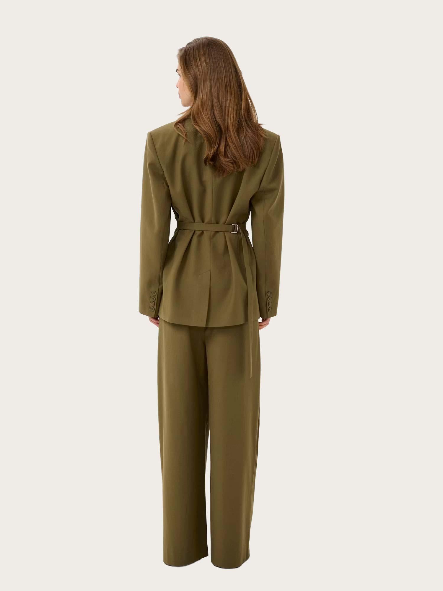 Olivia Blazer - Military Olive