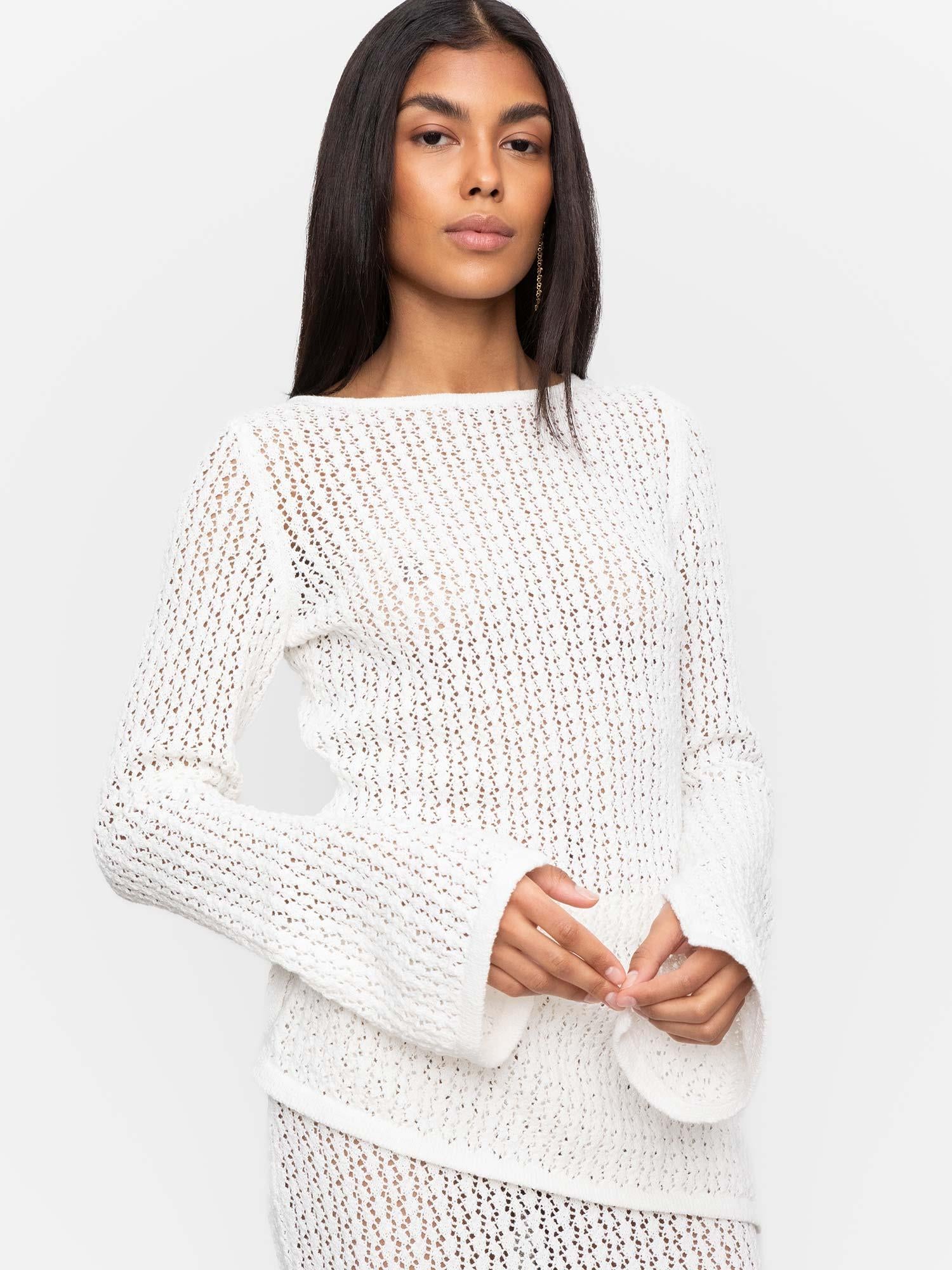 Rosanna Knit - White