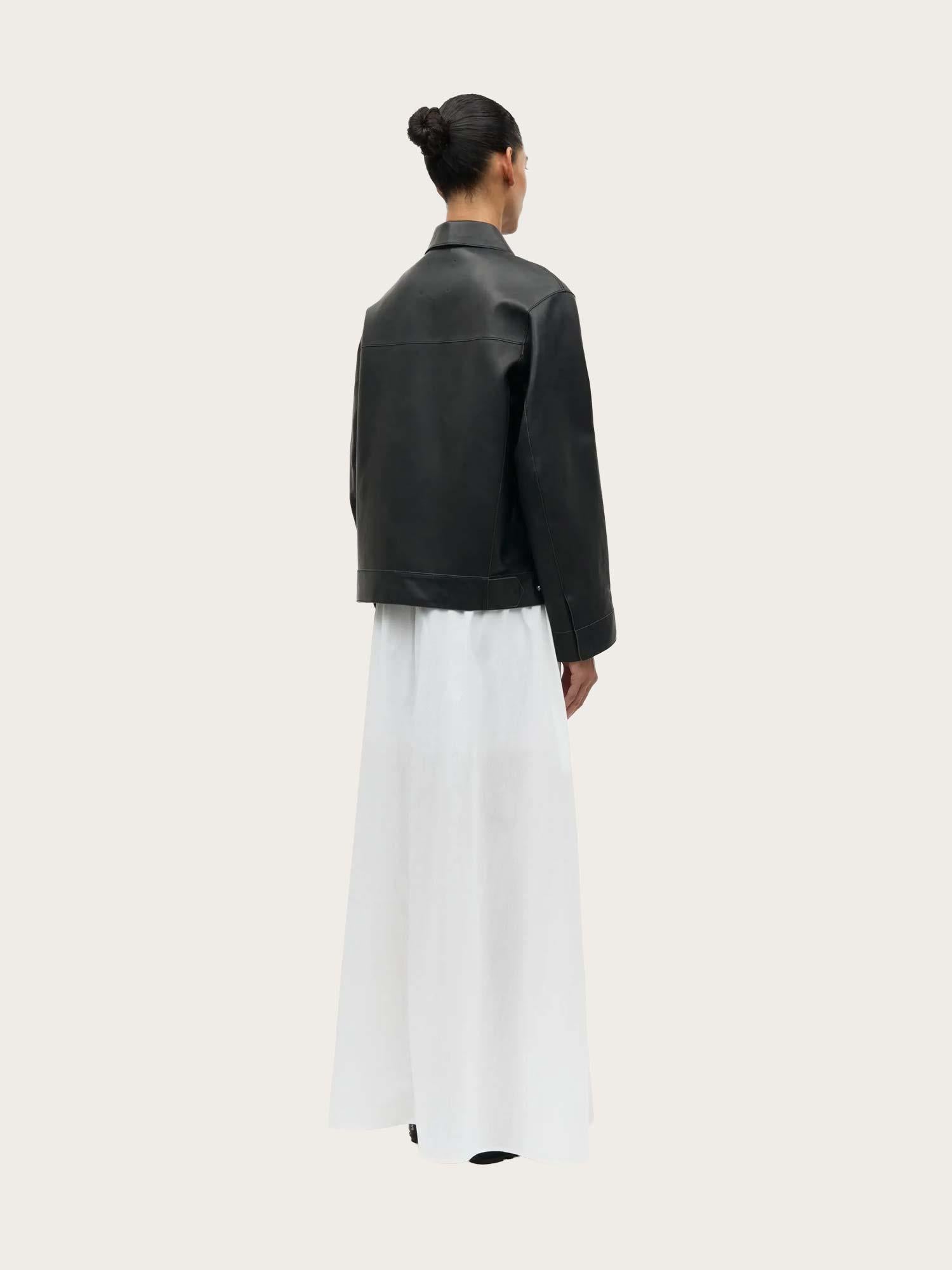 Satina Maxi Skirt - White