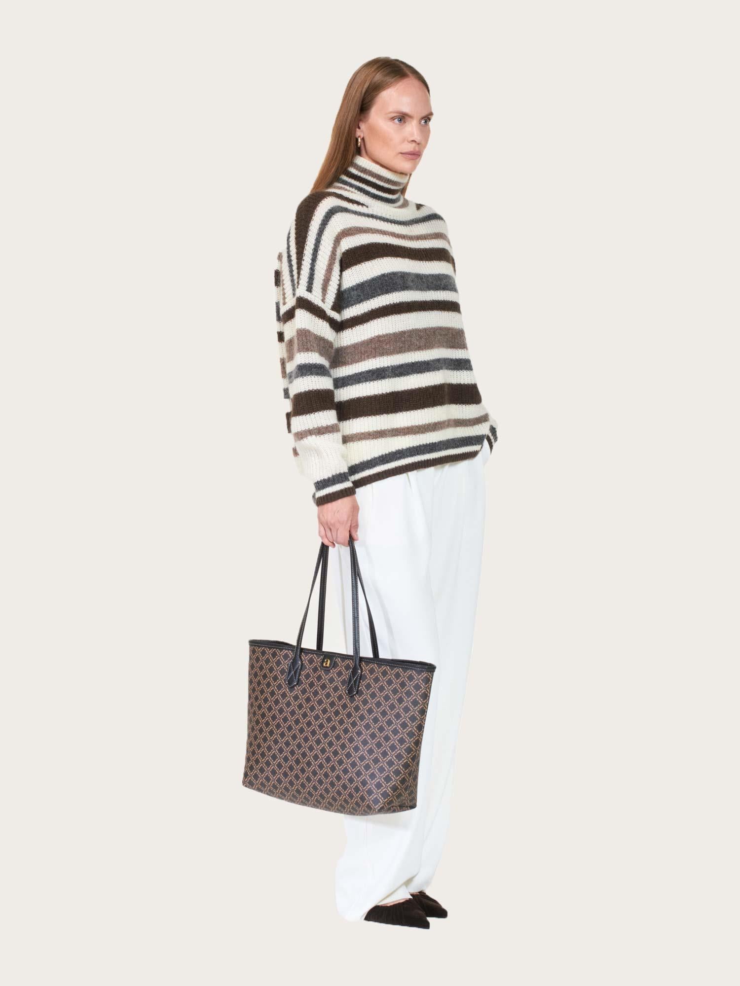Stellar Sweater - Offwhite/Brown