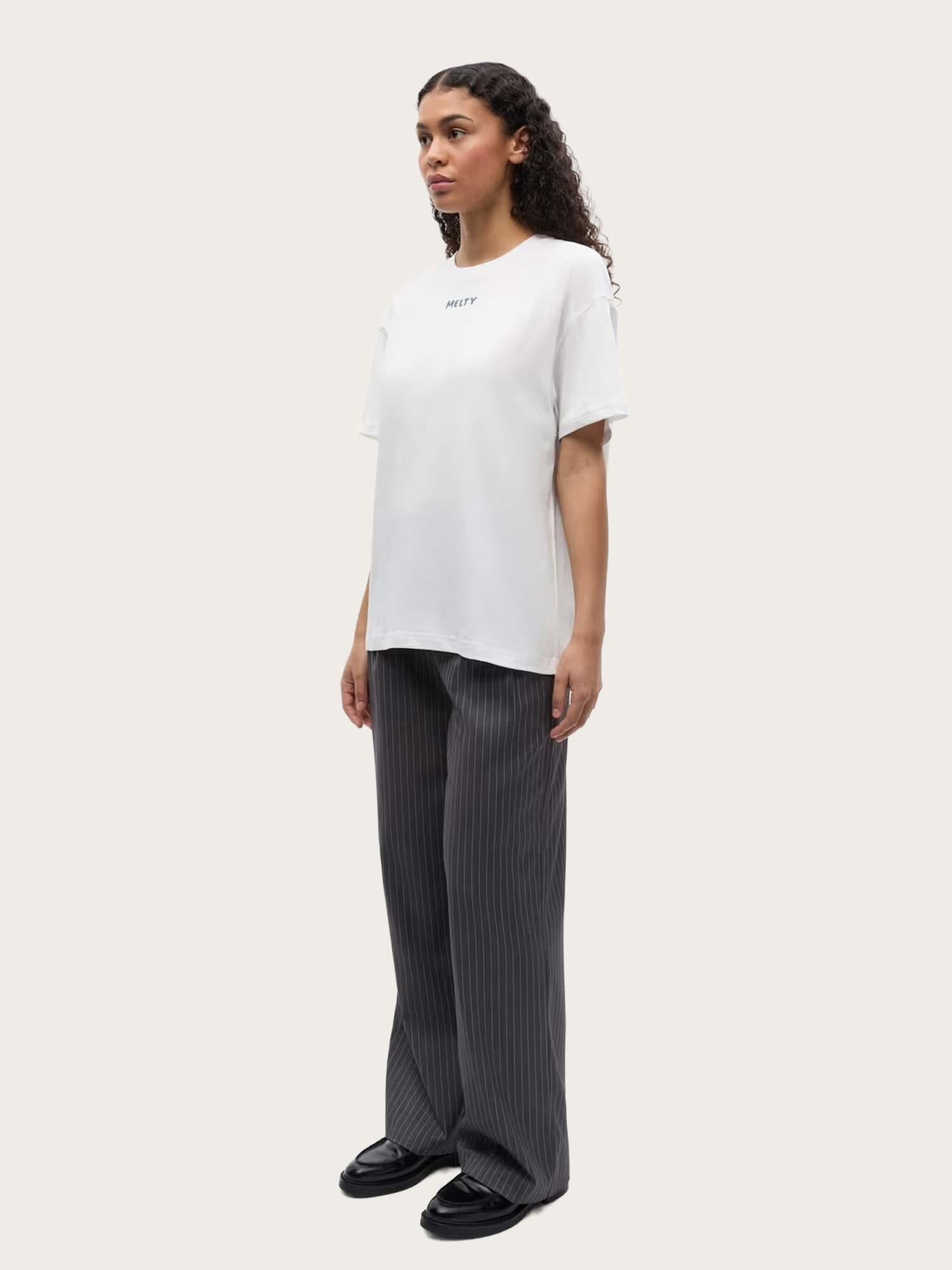Enwilla Pants - Grey/White Pinstriped