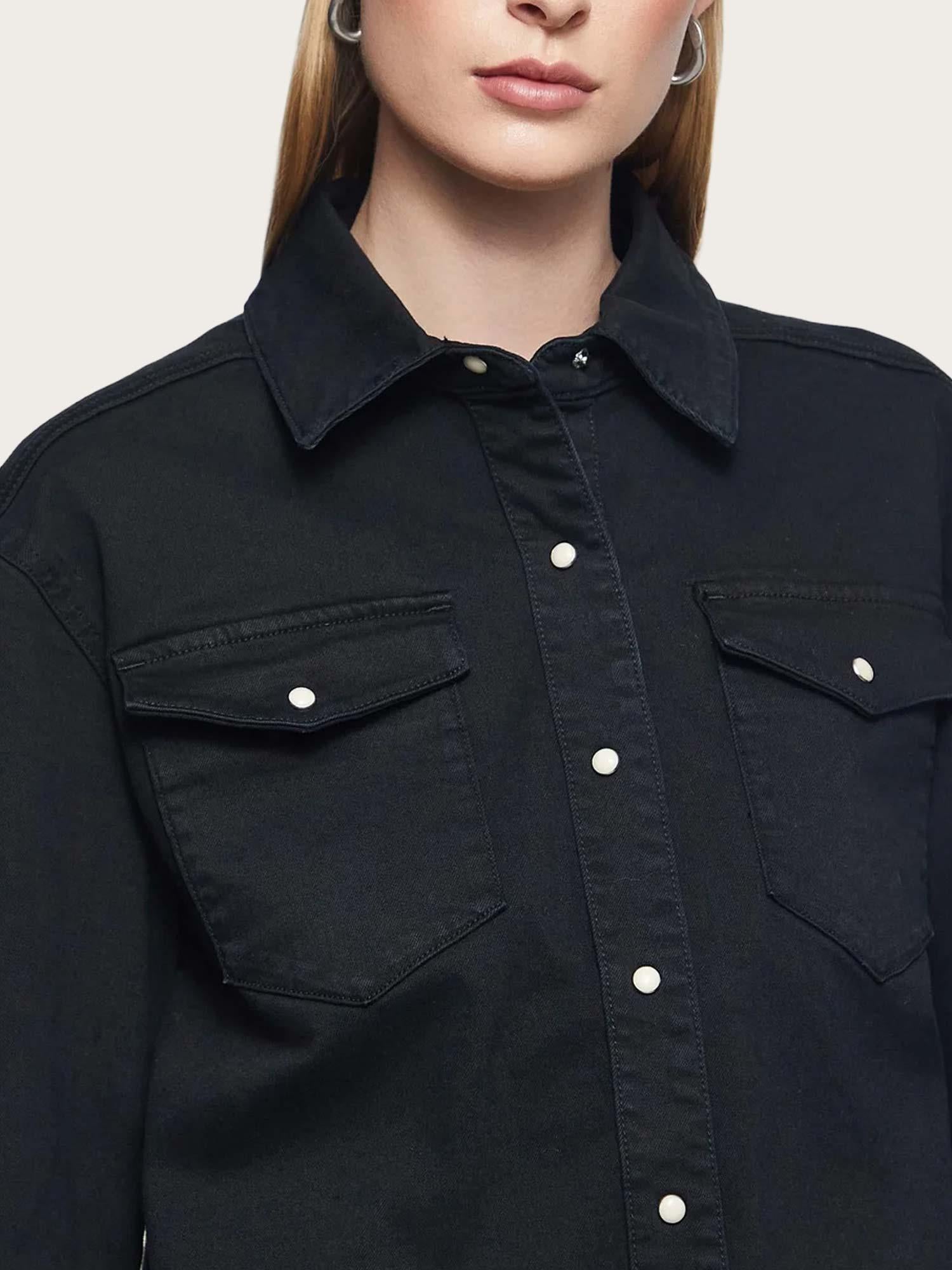 Noir Shacket - Black