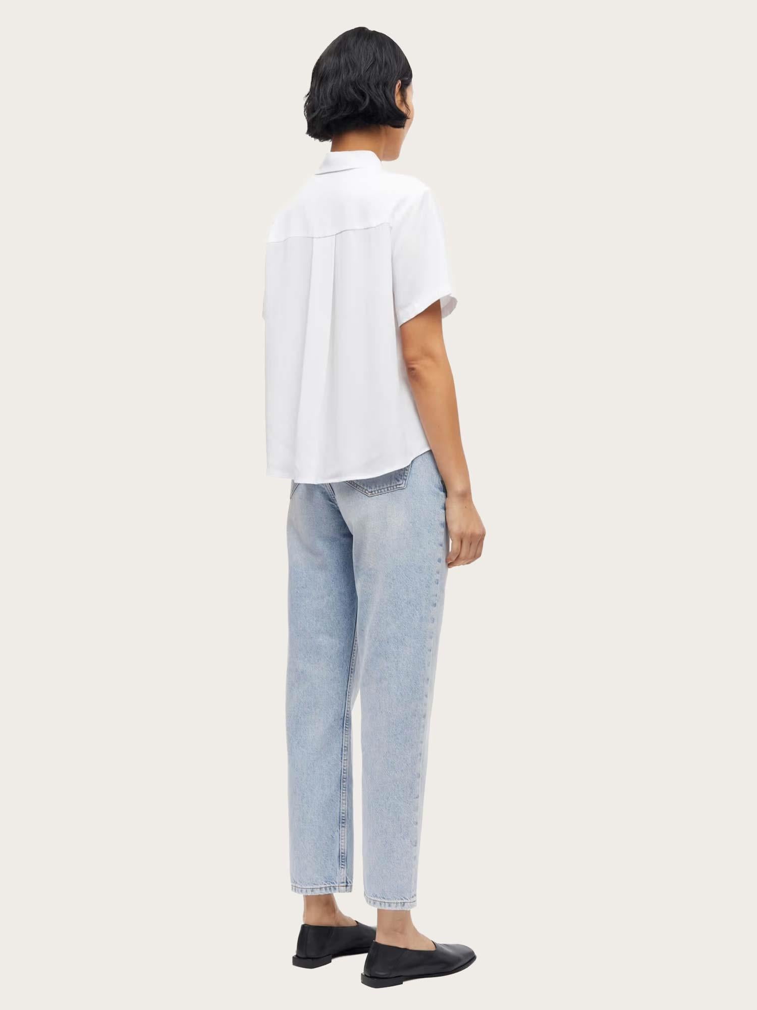 Mina ss Shirt np - Egret