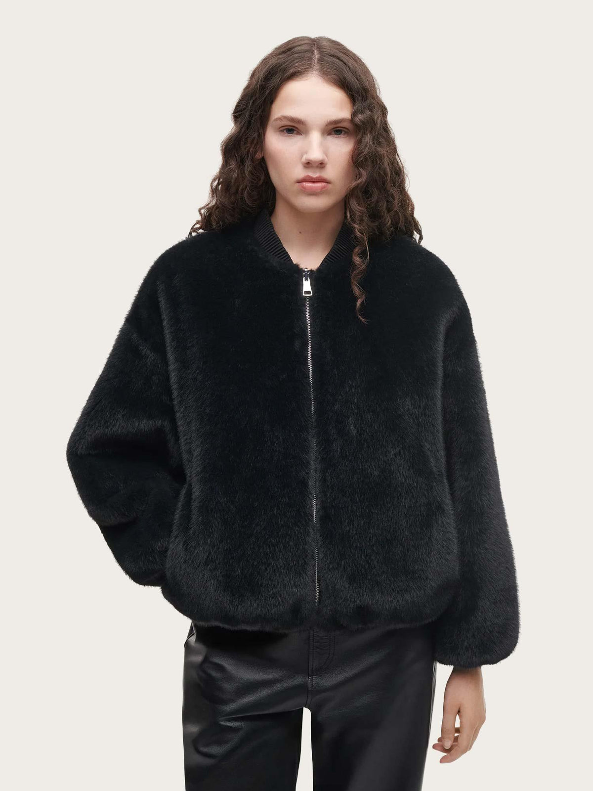Etta Faux Mink - D. Grey