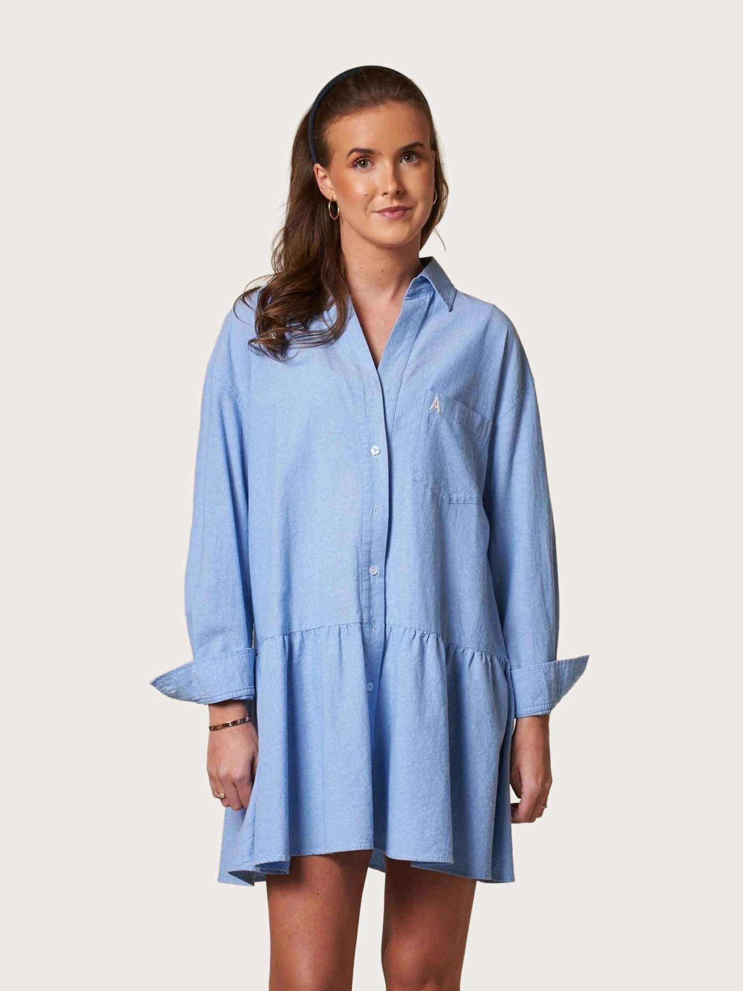 San Remo Chambray - Lt Blue