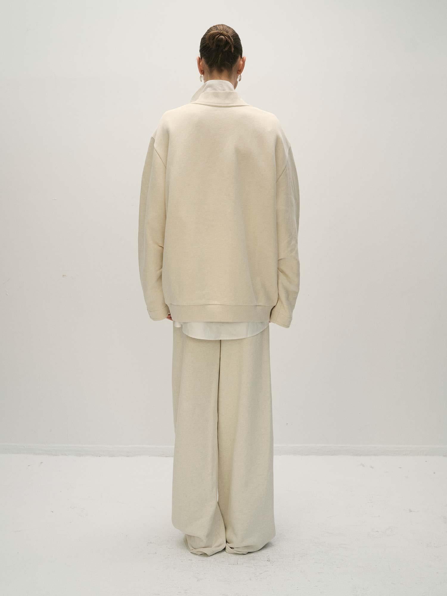 Tatiana Jersey Sweater - Cream
