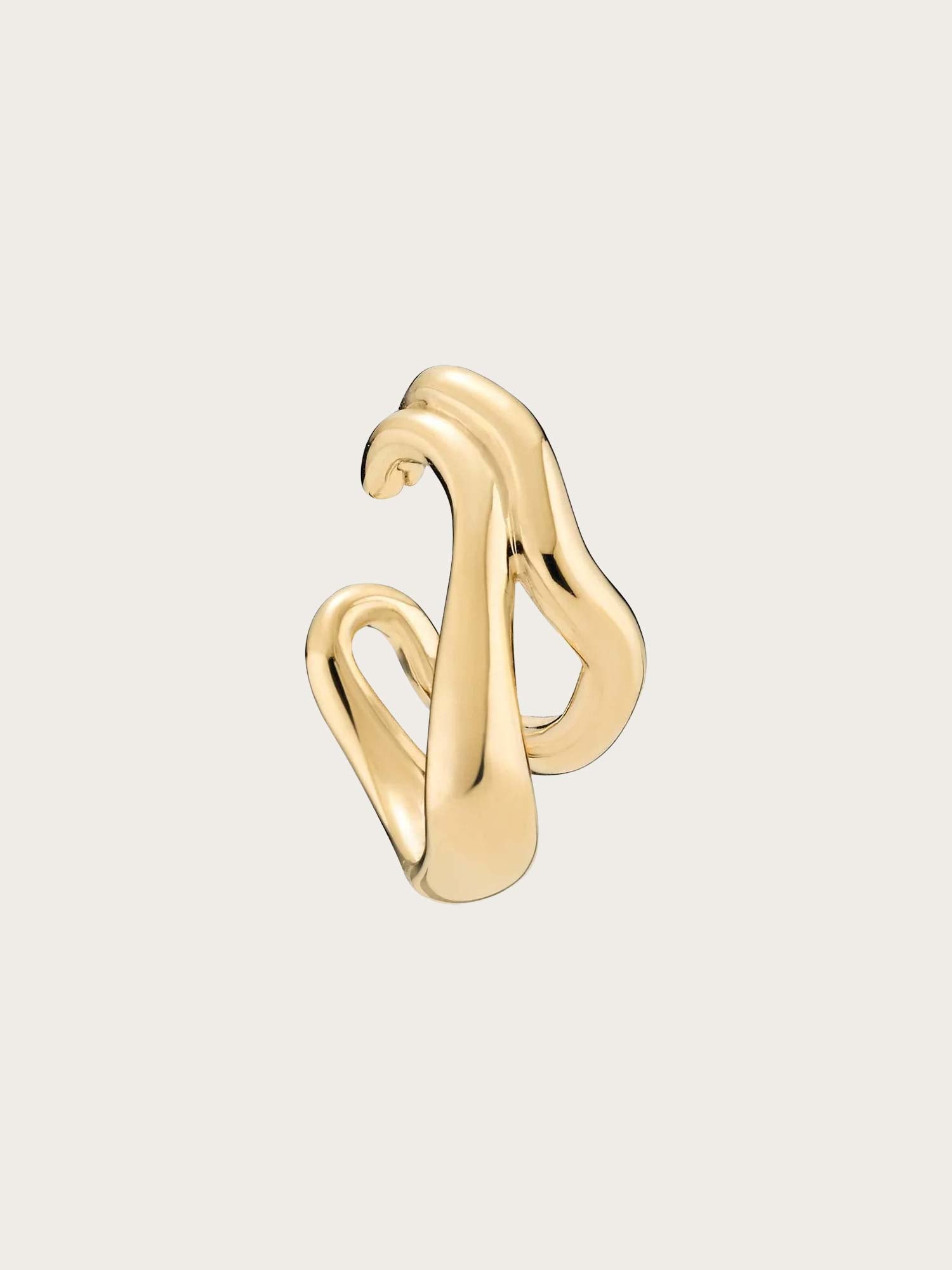 River Ear Cuff - Gold